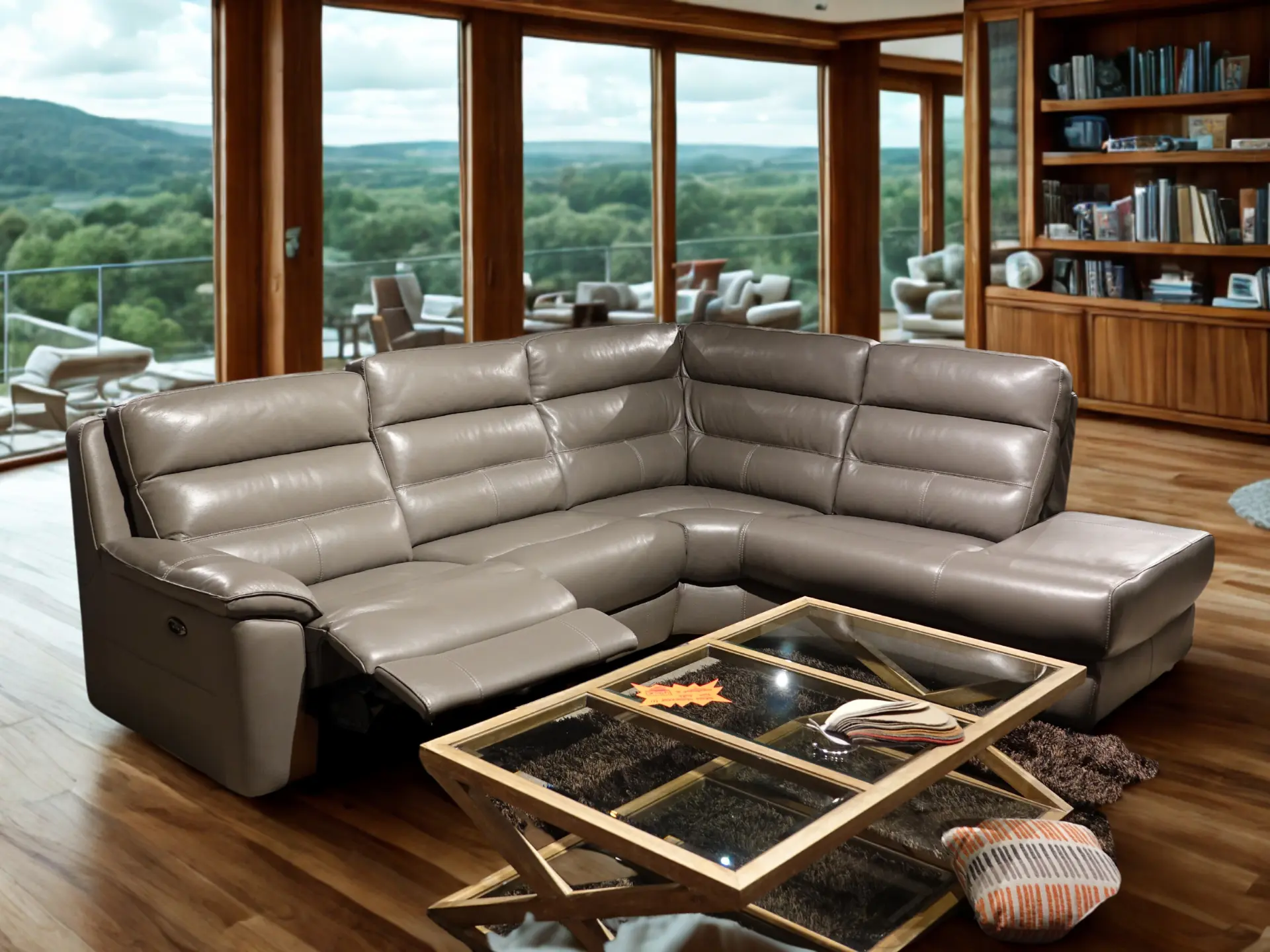 canapé-relax-en-cuir-gris-jean