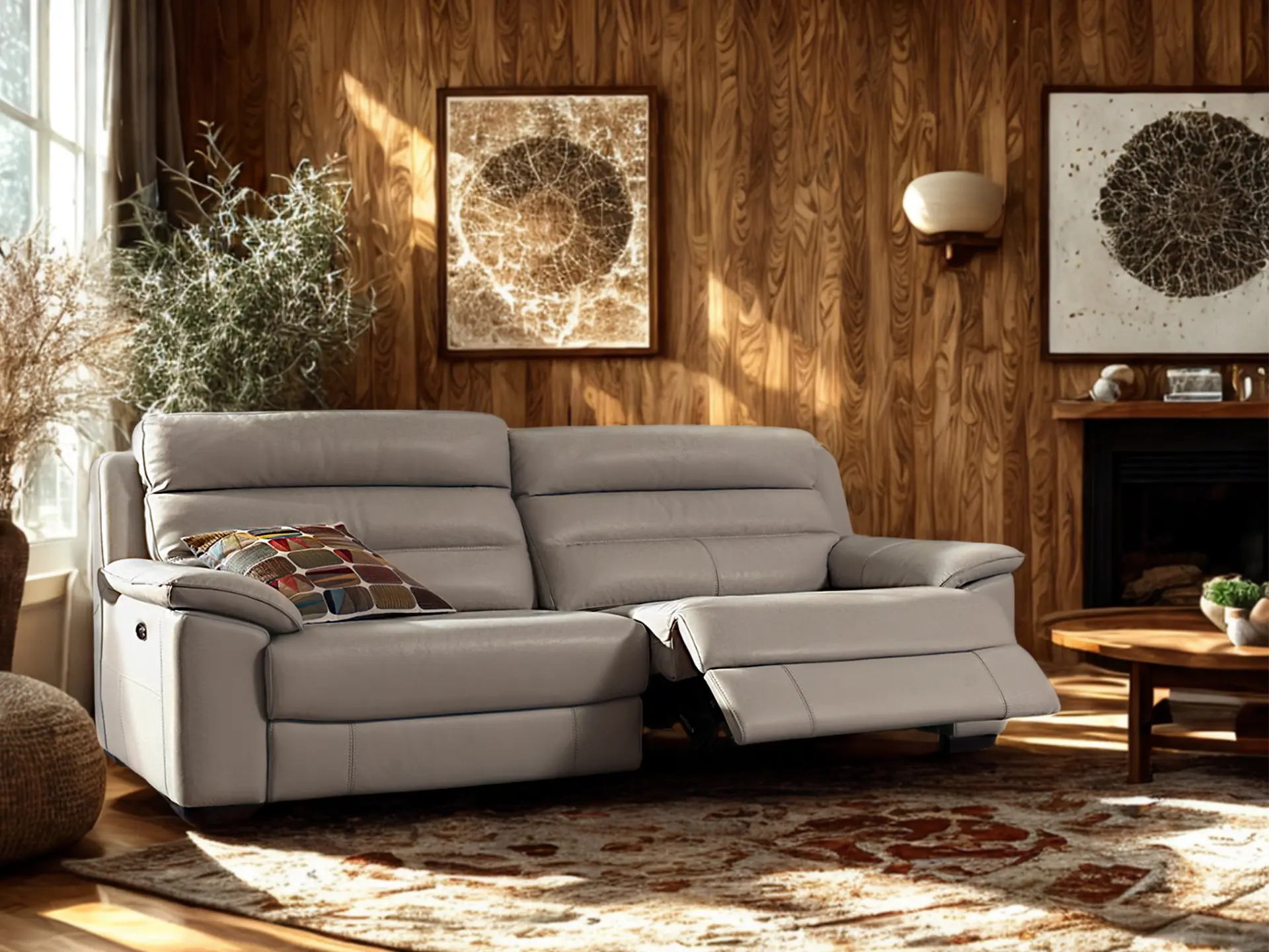 canapé-relax-en-cuir-gris-jean