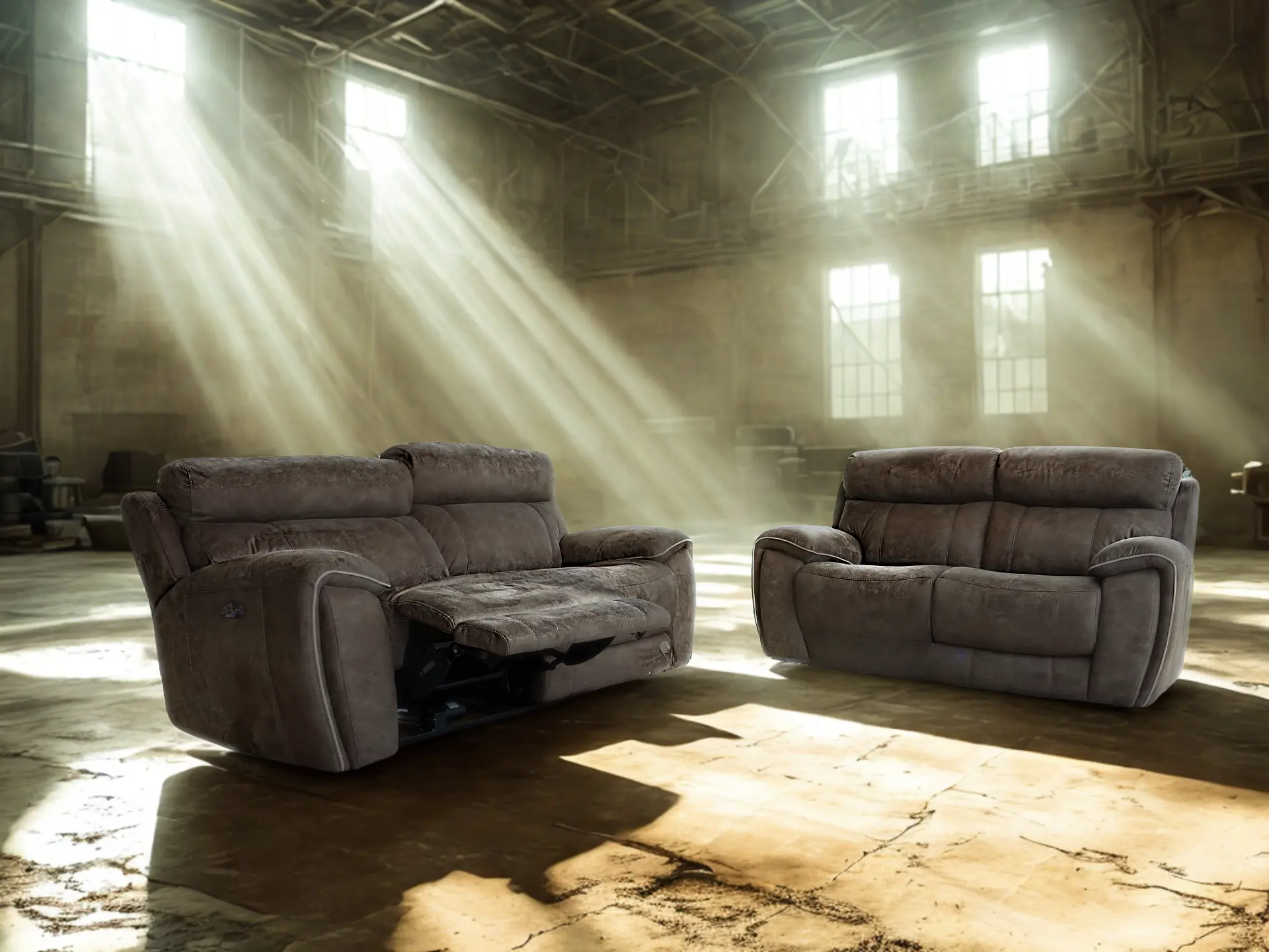 Salon-3+2-relax-en-tissu- DOUGLAS-