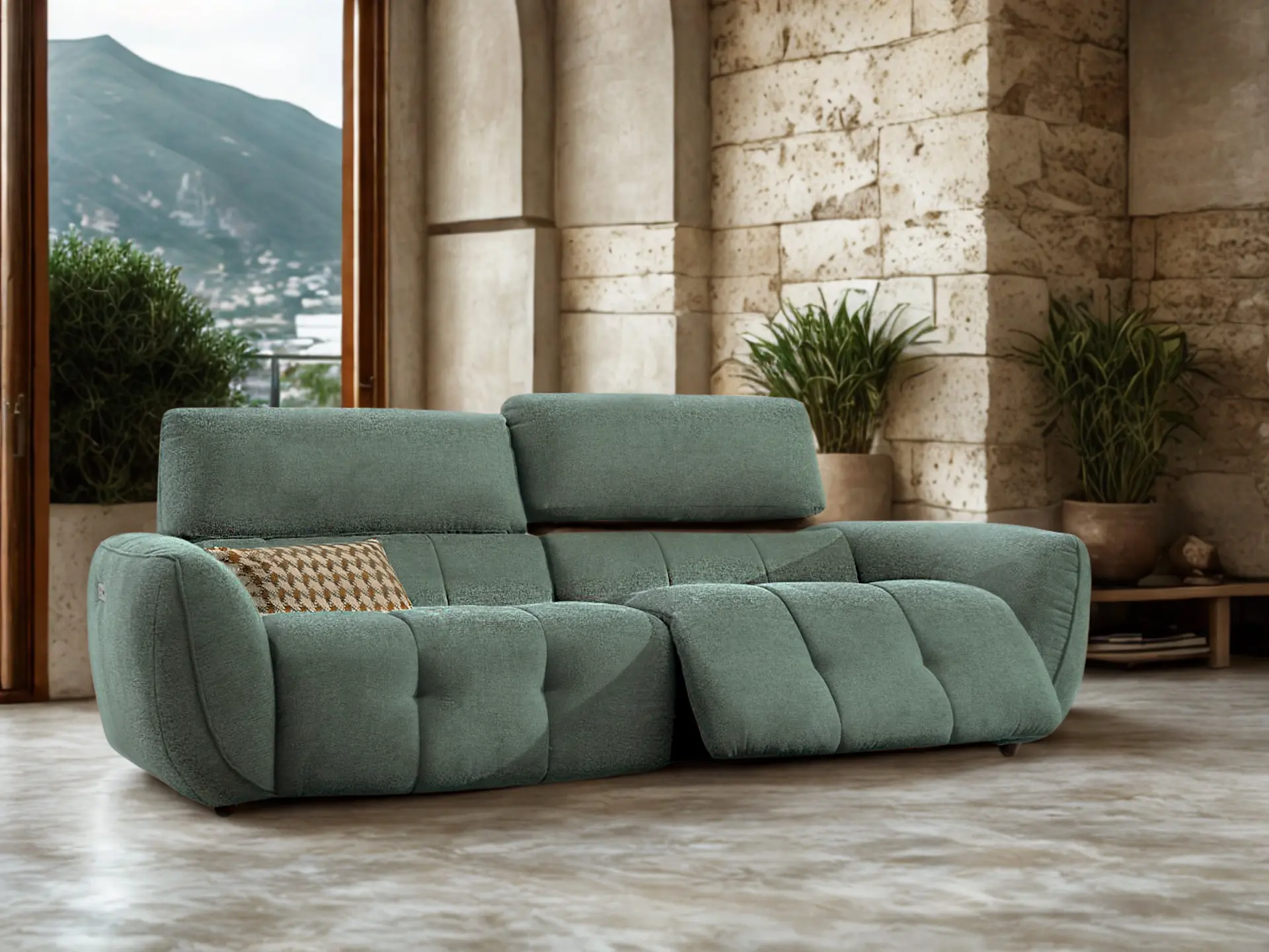 canape-contemporain-tissu-vert-edouardo