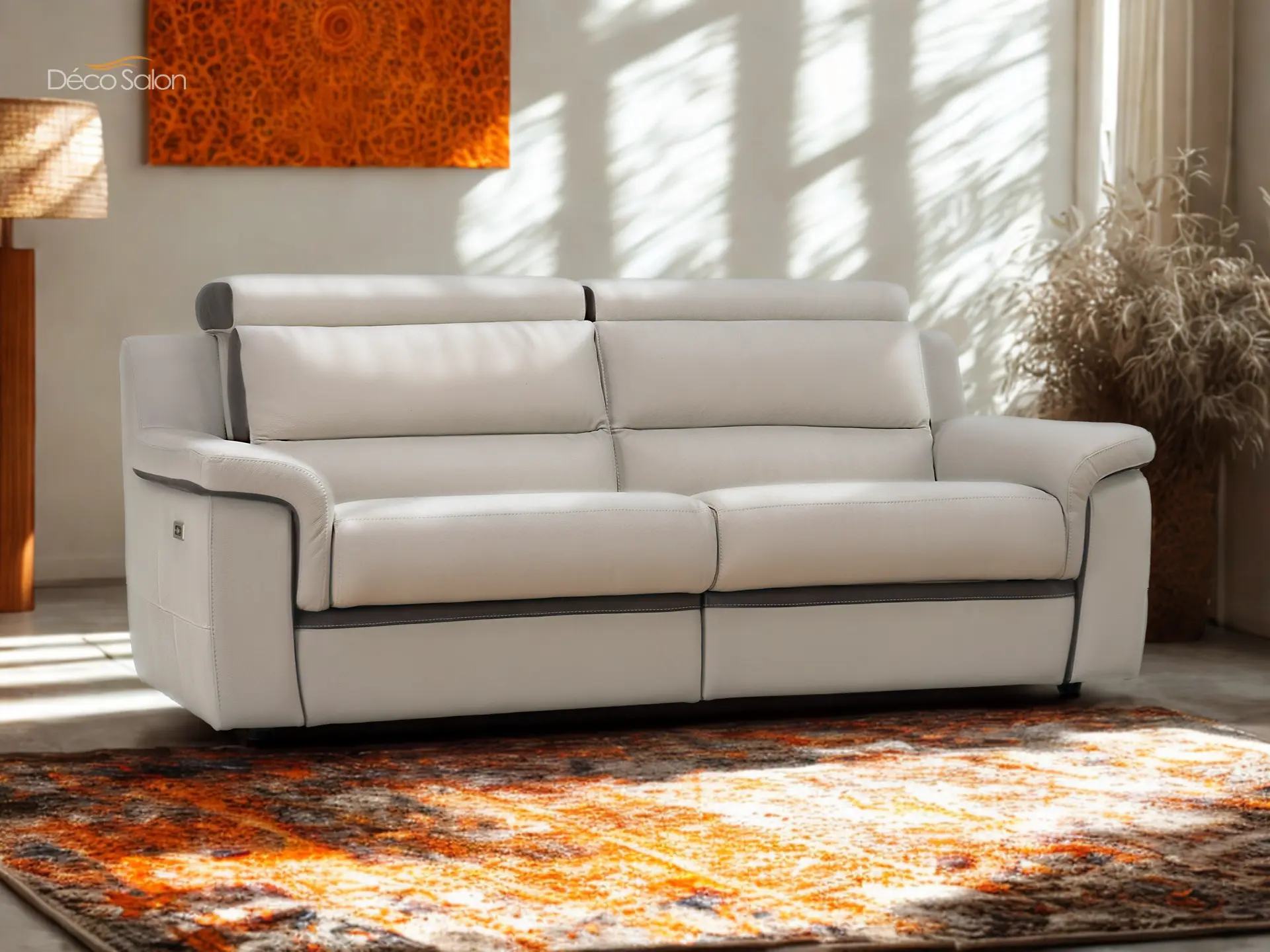 canape-3places- relax cuir-Matera-decosalon