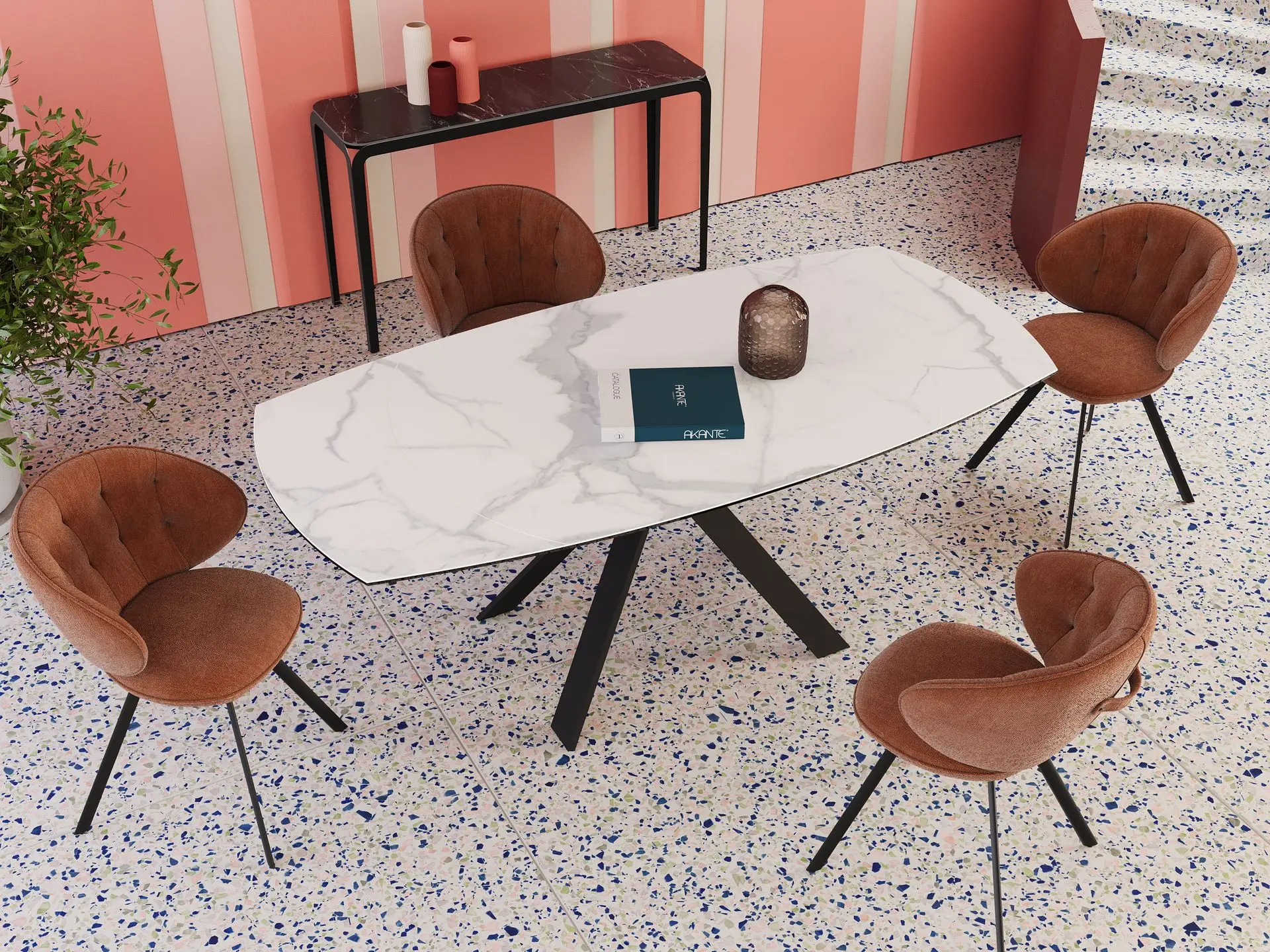 Table de salle à manger en céramique