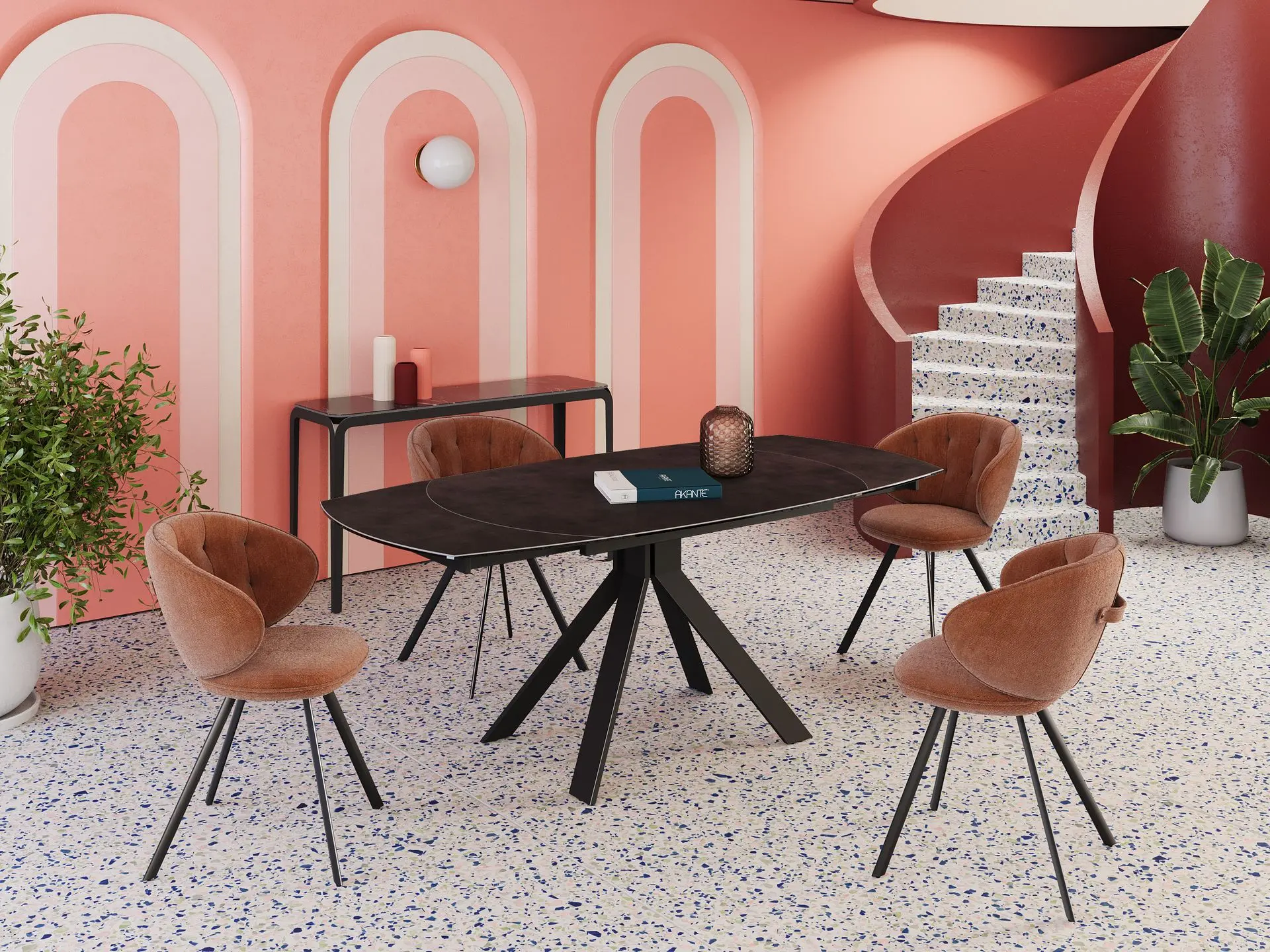 Table de salle à manger en céramique