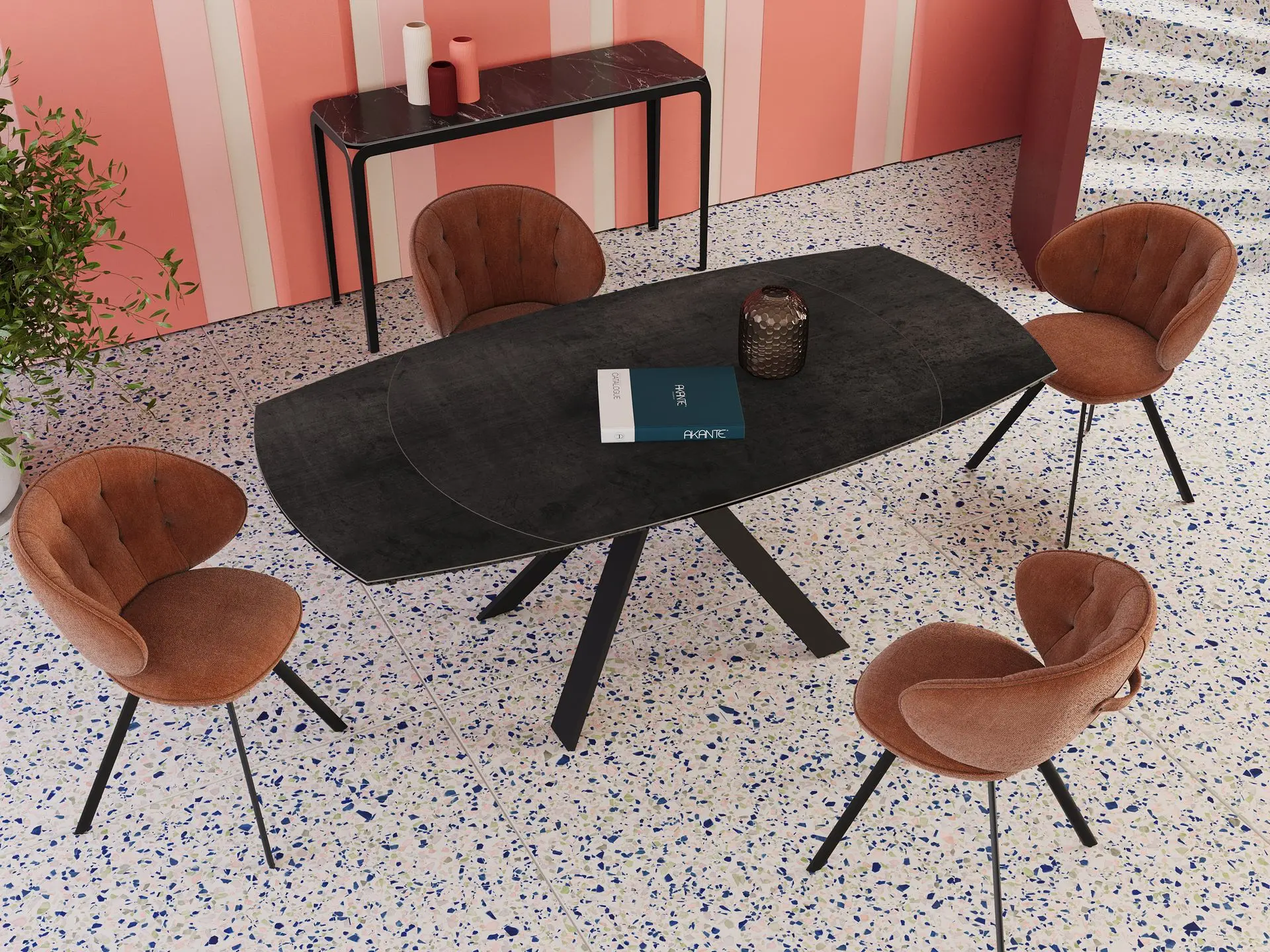 Table de salle à manger en céramique