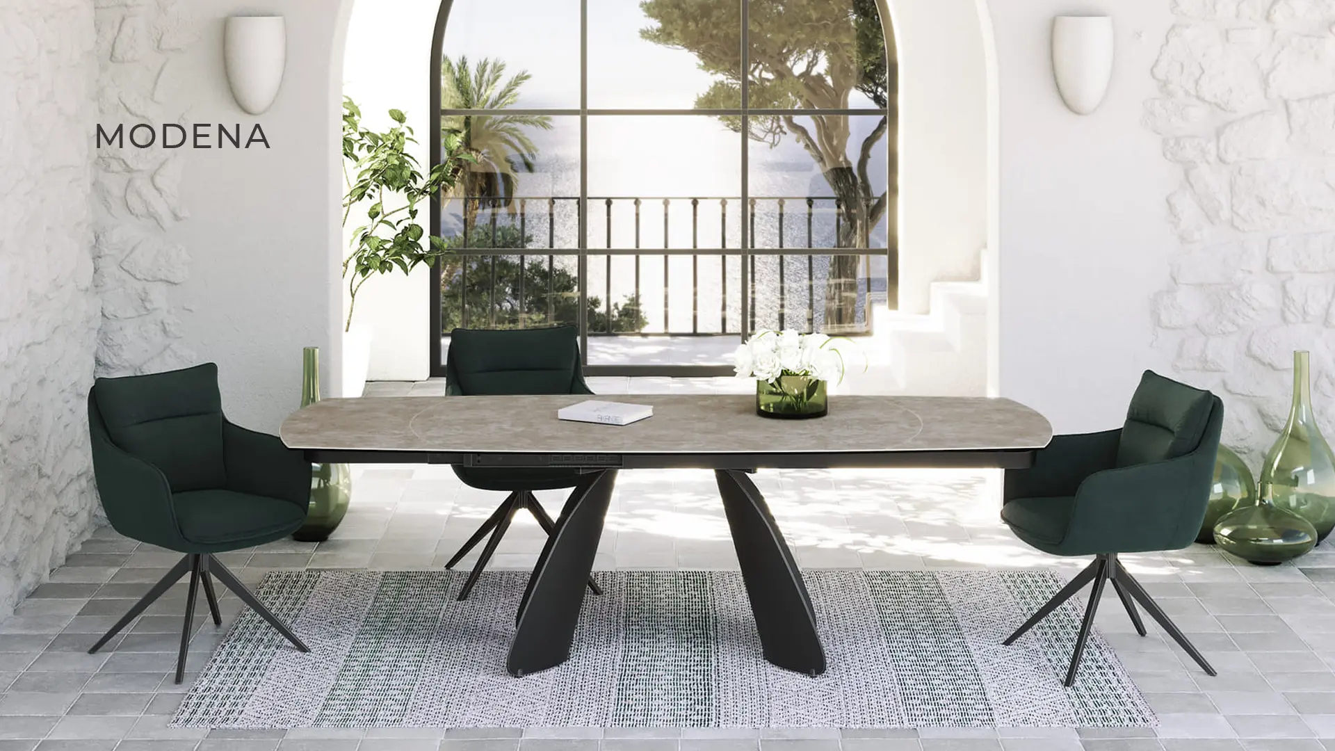 Tables de repas extensibles Akante en céramique – élégance, design et durabilité