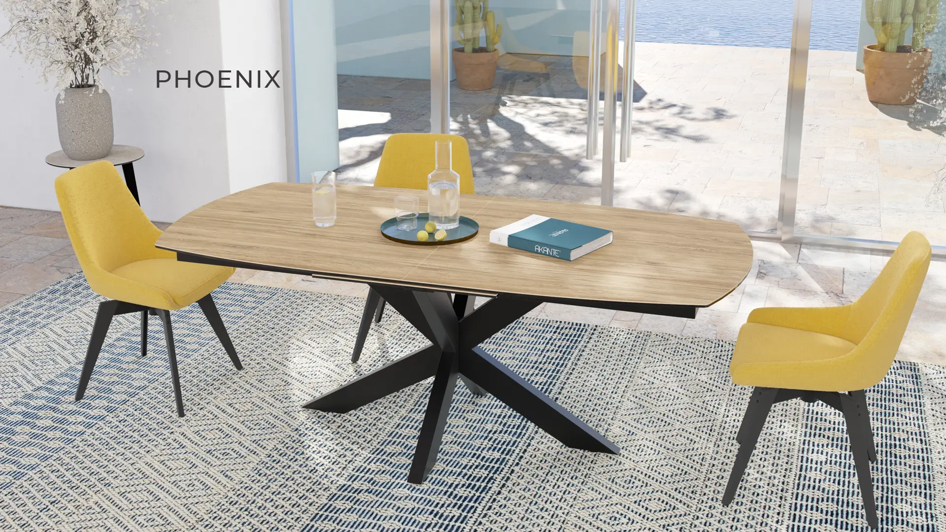 Tables de repas extensibles Akante en céramique – élégance, design et durabilité