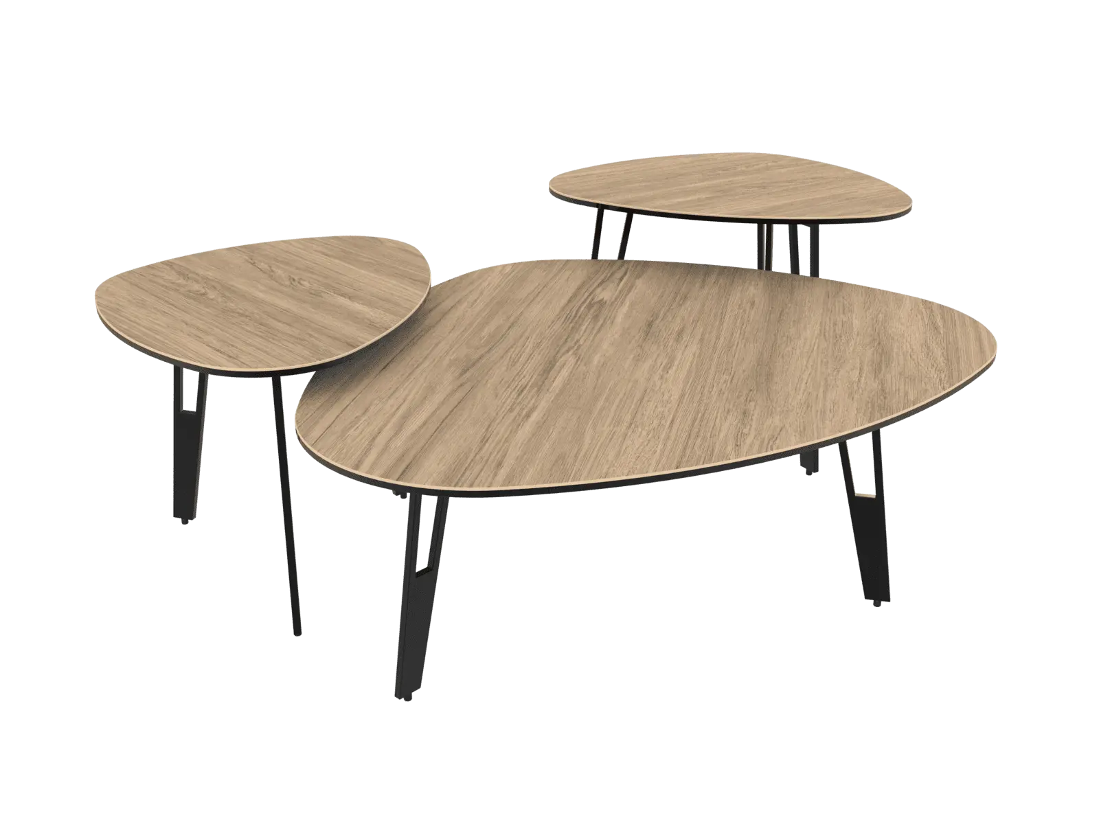 Table basse en céramique Galet