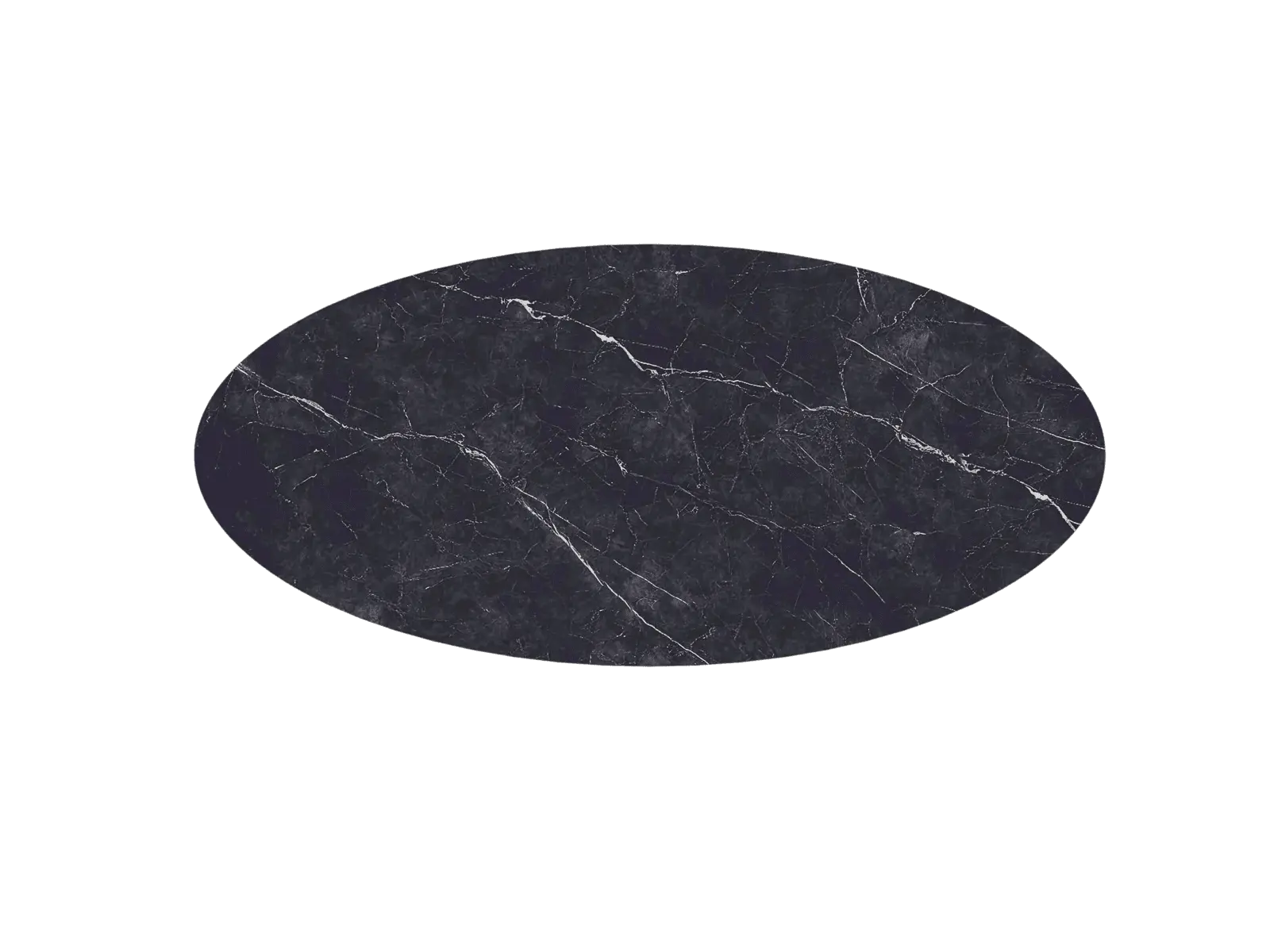 Table de repas ovale céramique marbre Goliath
