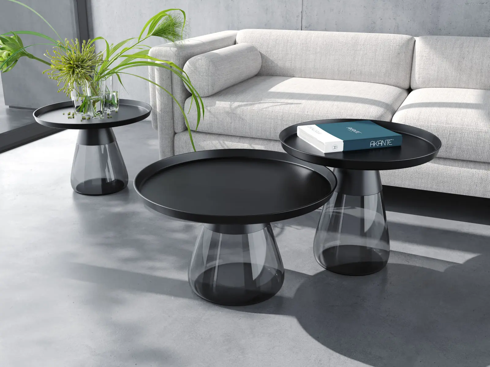 Table basse drop