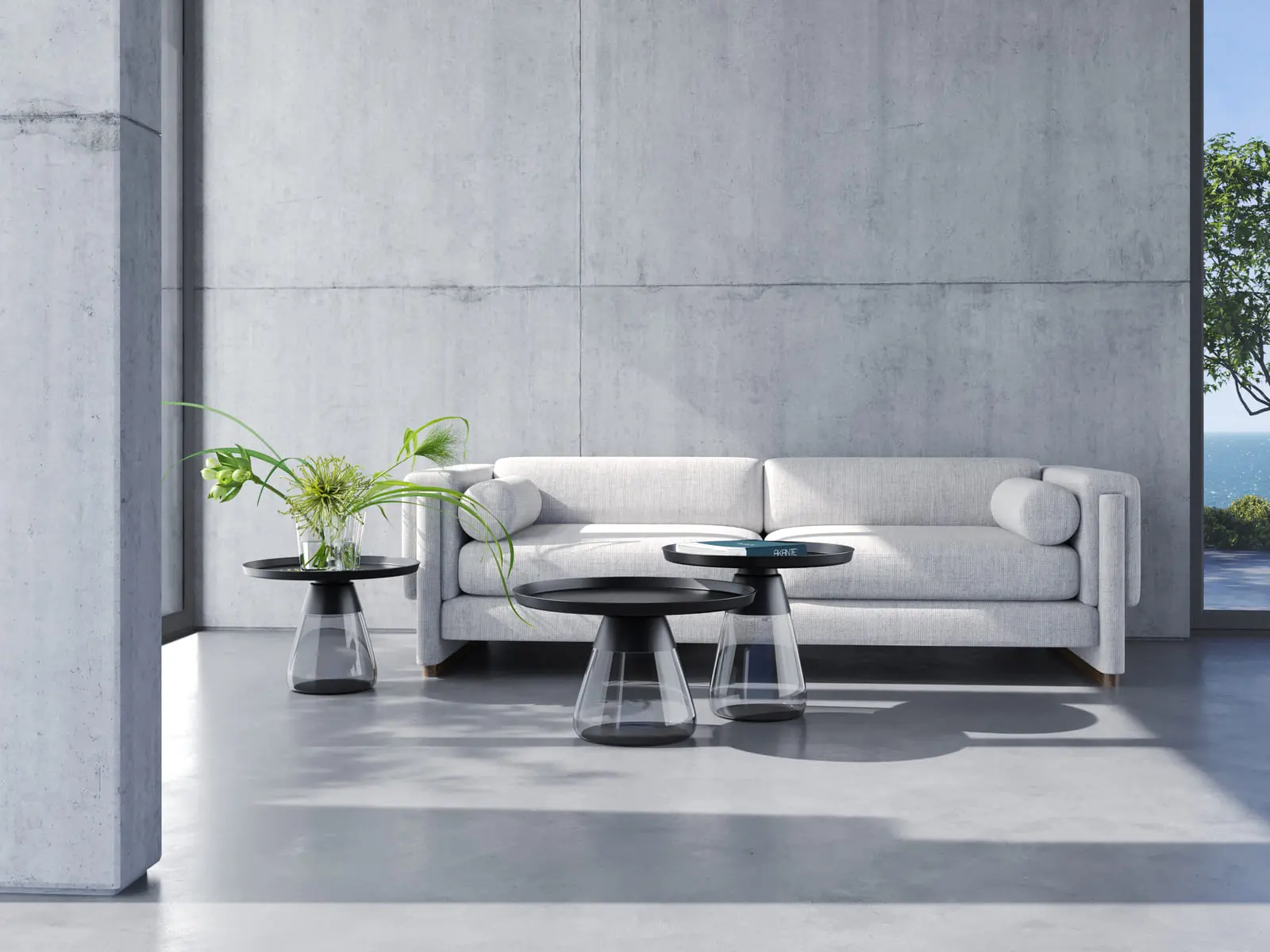Table basse drop