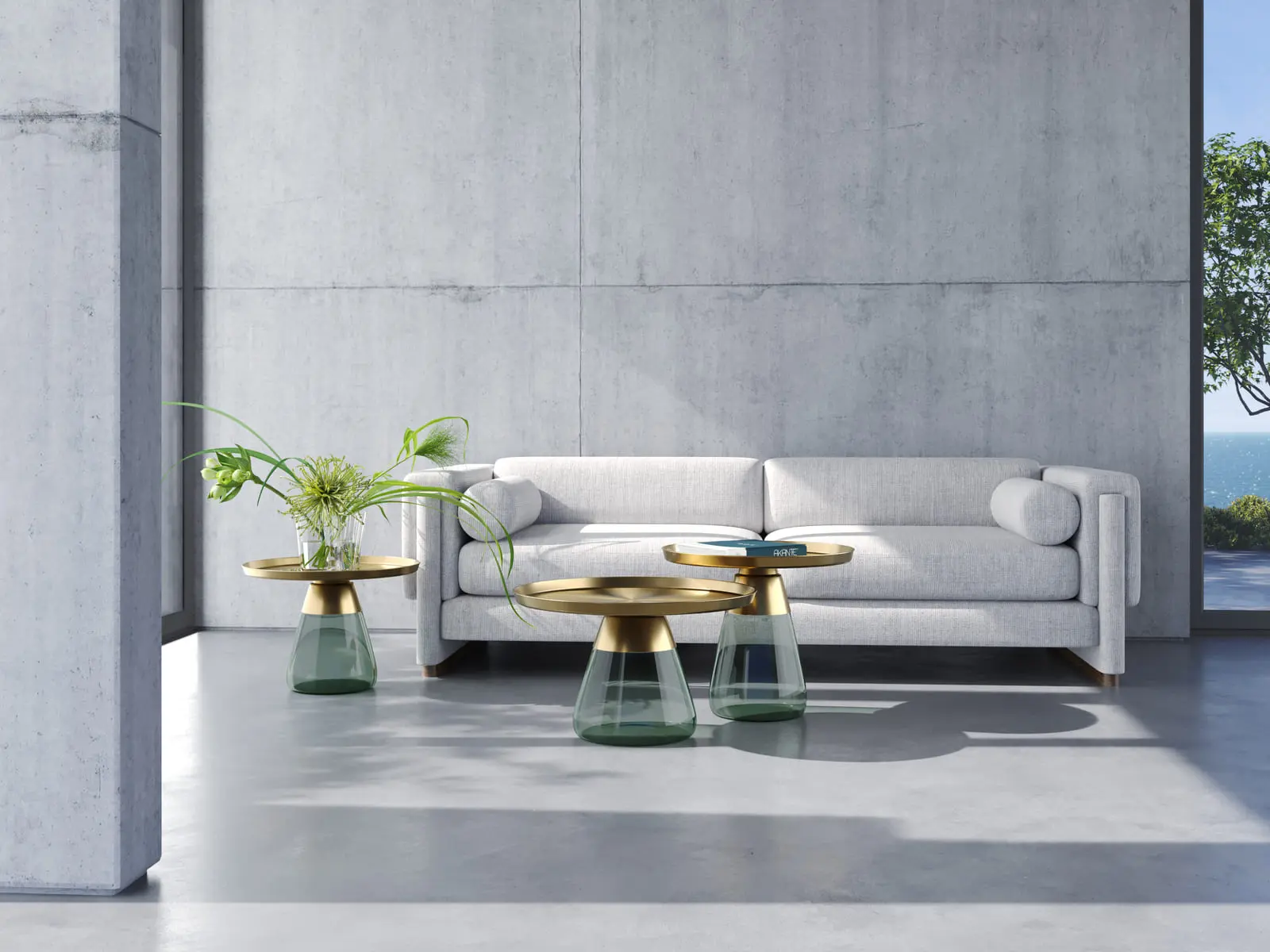 Table basse drop