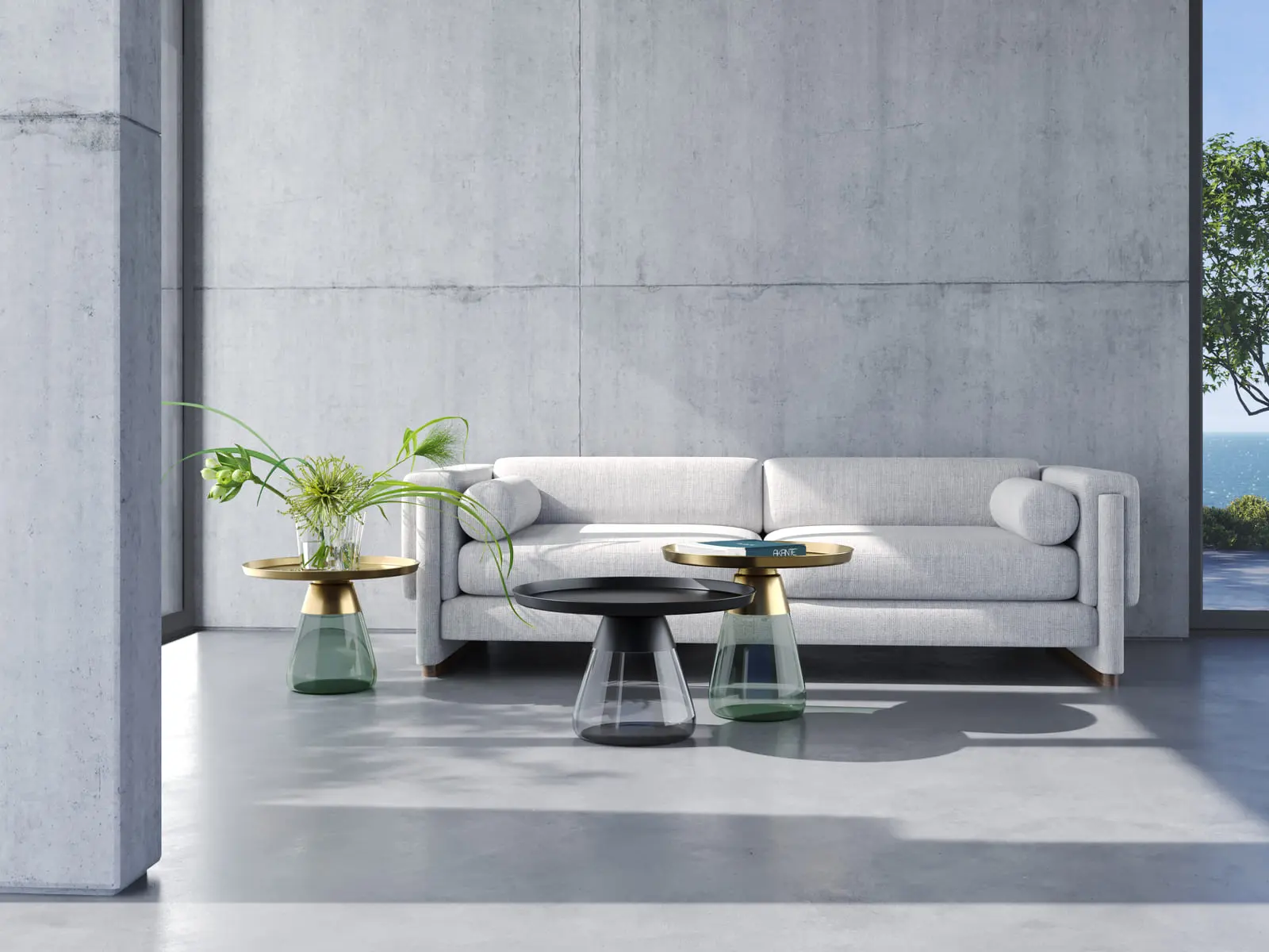 Table basse drop