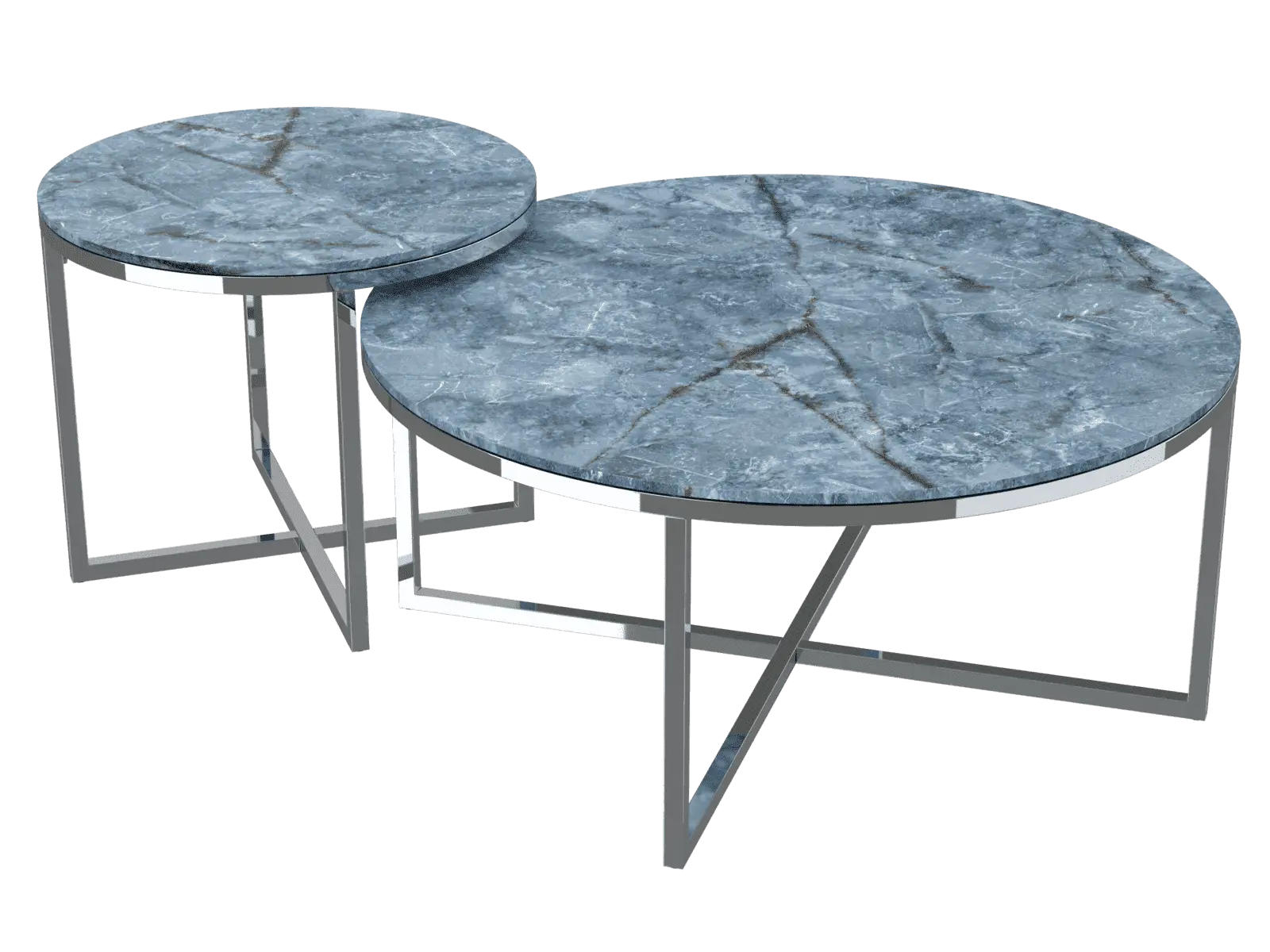 Table basse ronde en céramique