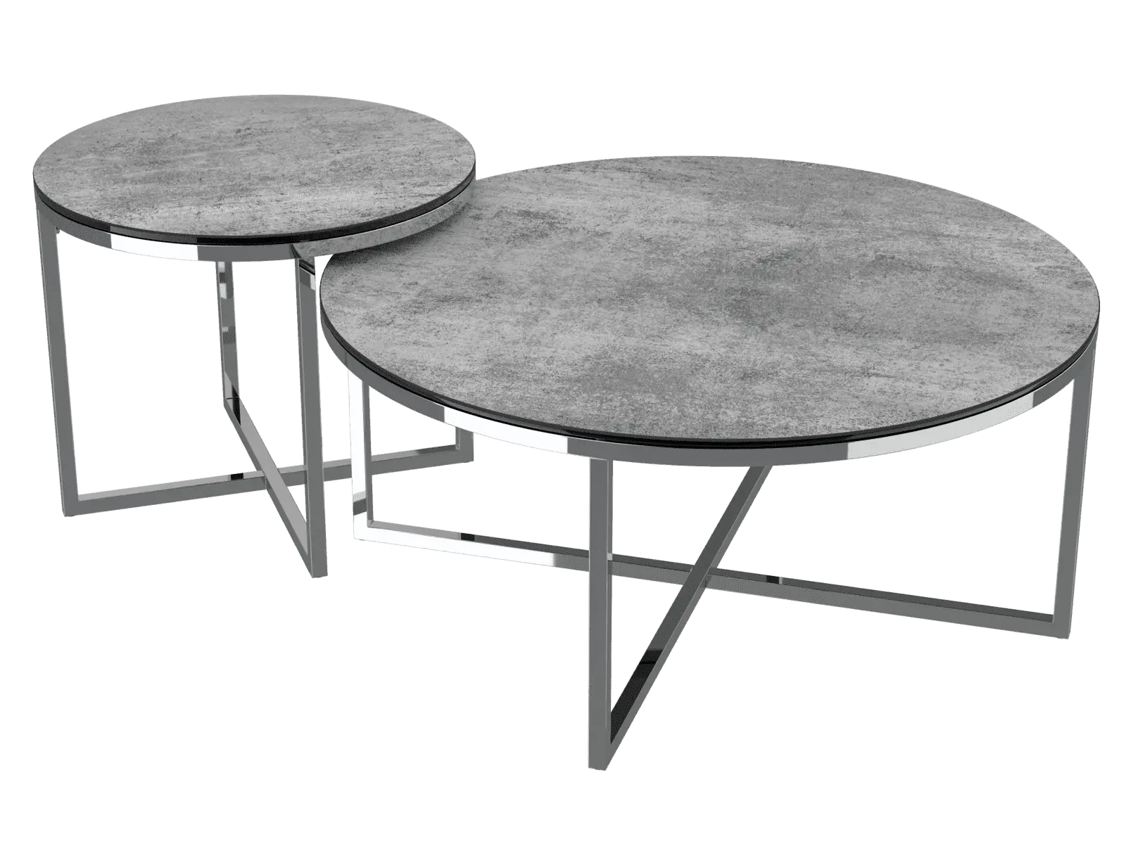 Table basse ronde en céramique