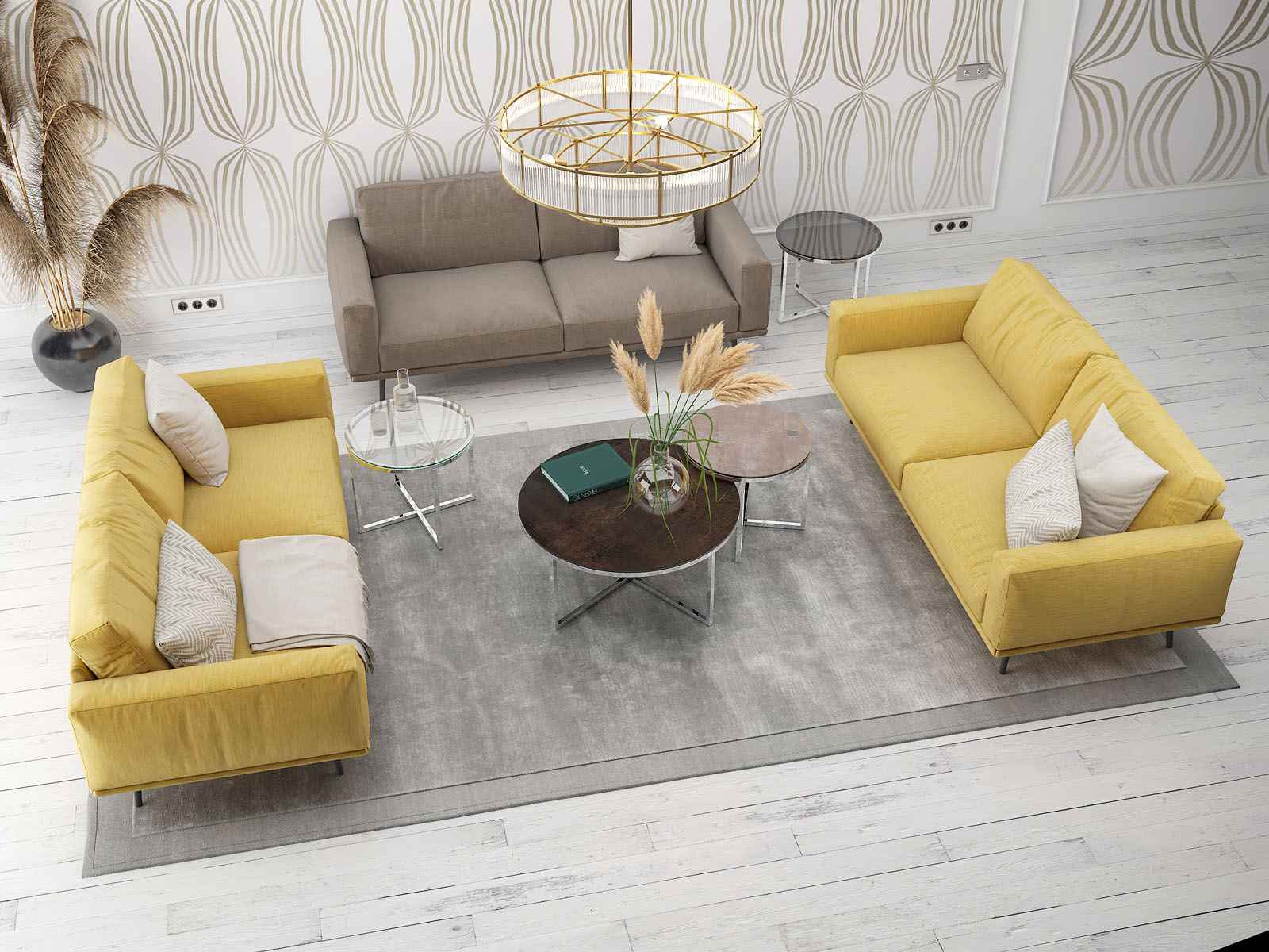 Table basse ronde