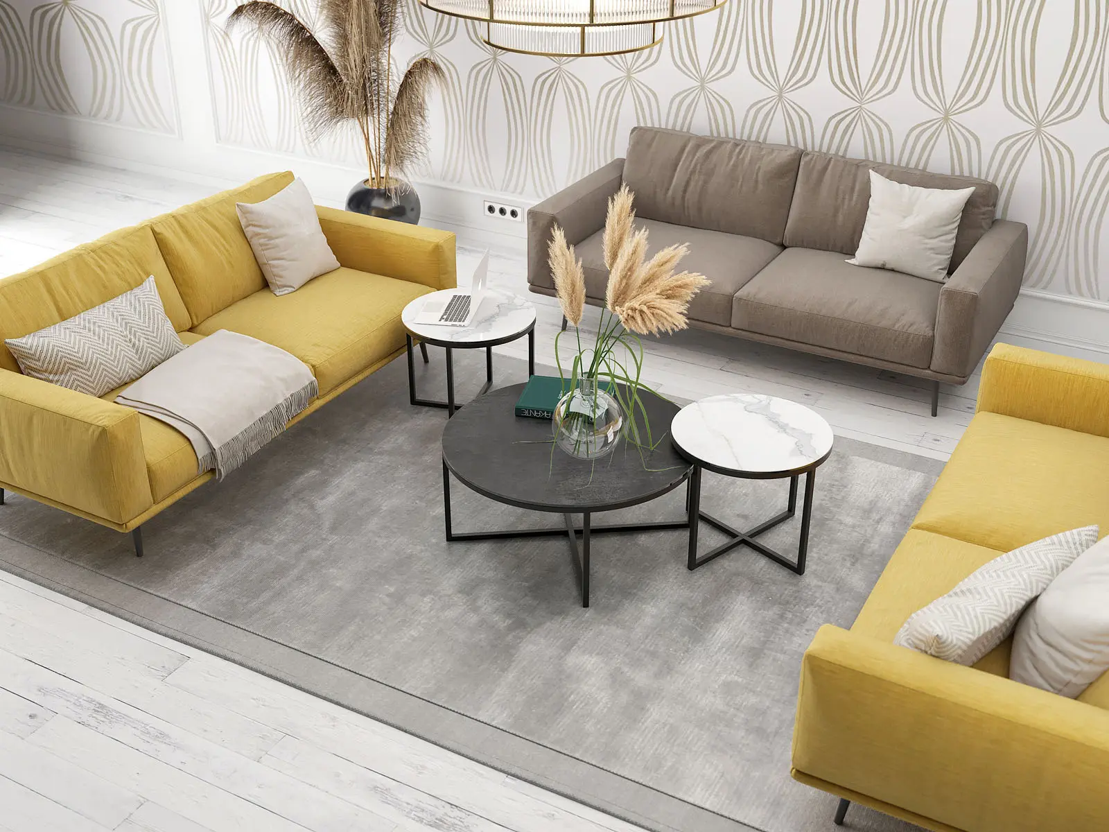Table basse ronde