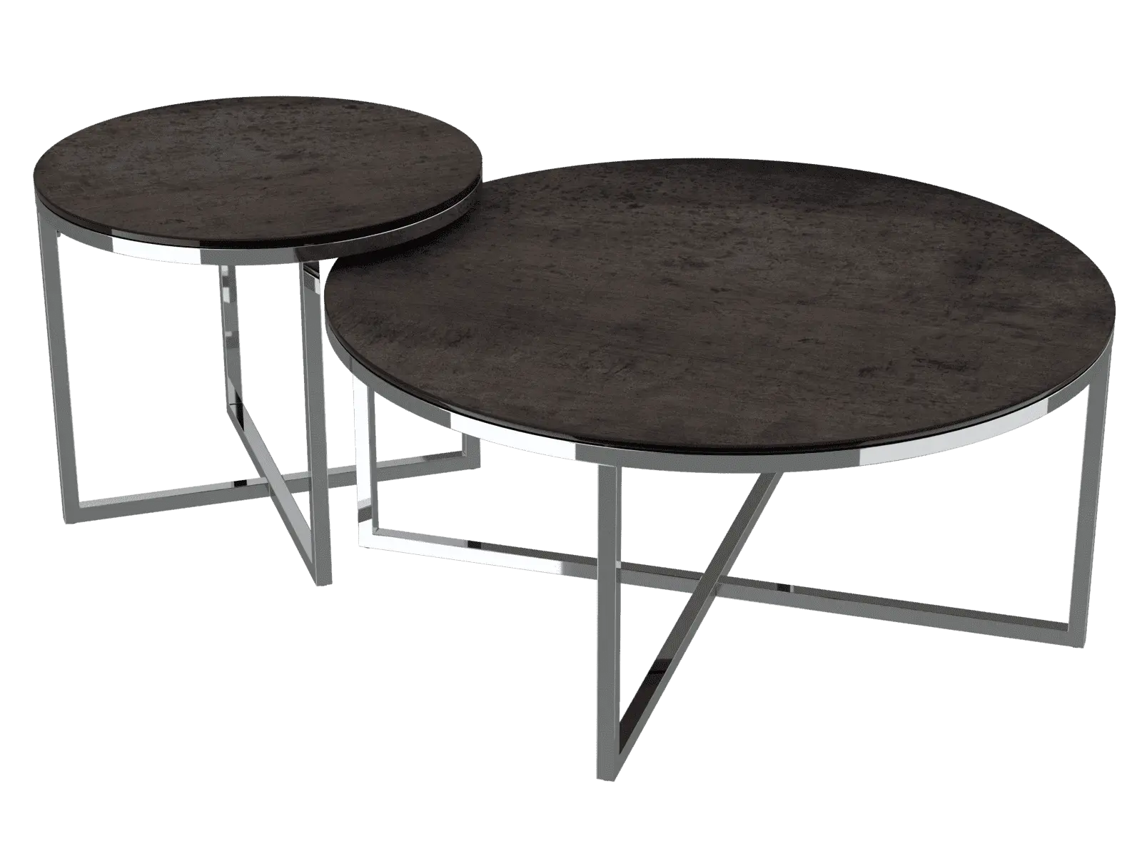 Table basse ronde en céramique
