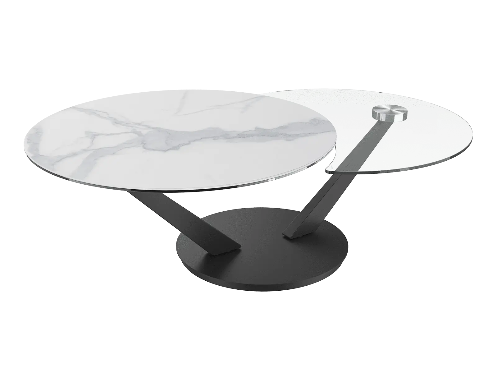 Table basse extenssible en céramique