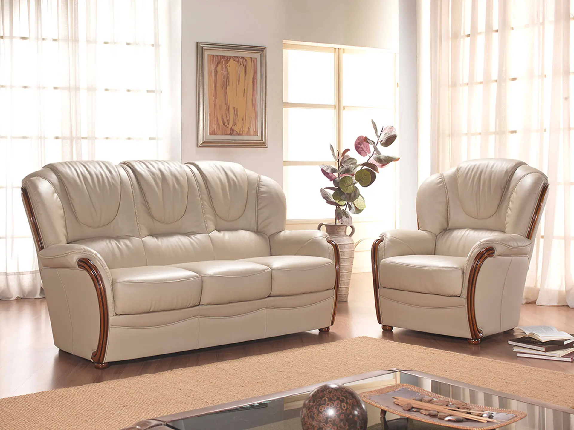 Salon classique boiserie italien Diego chez Décosalon