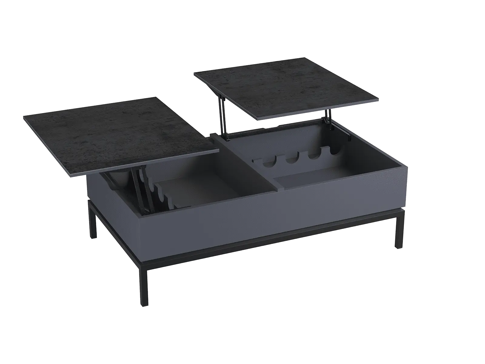 table basse Colorado Table basse avec tablette en céramique relevable