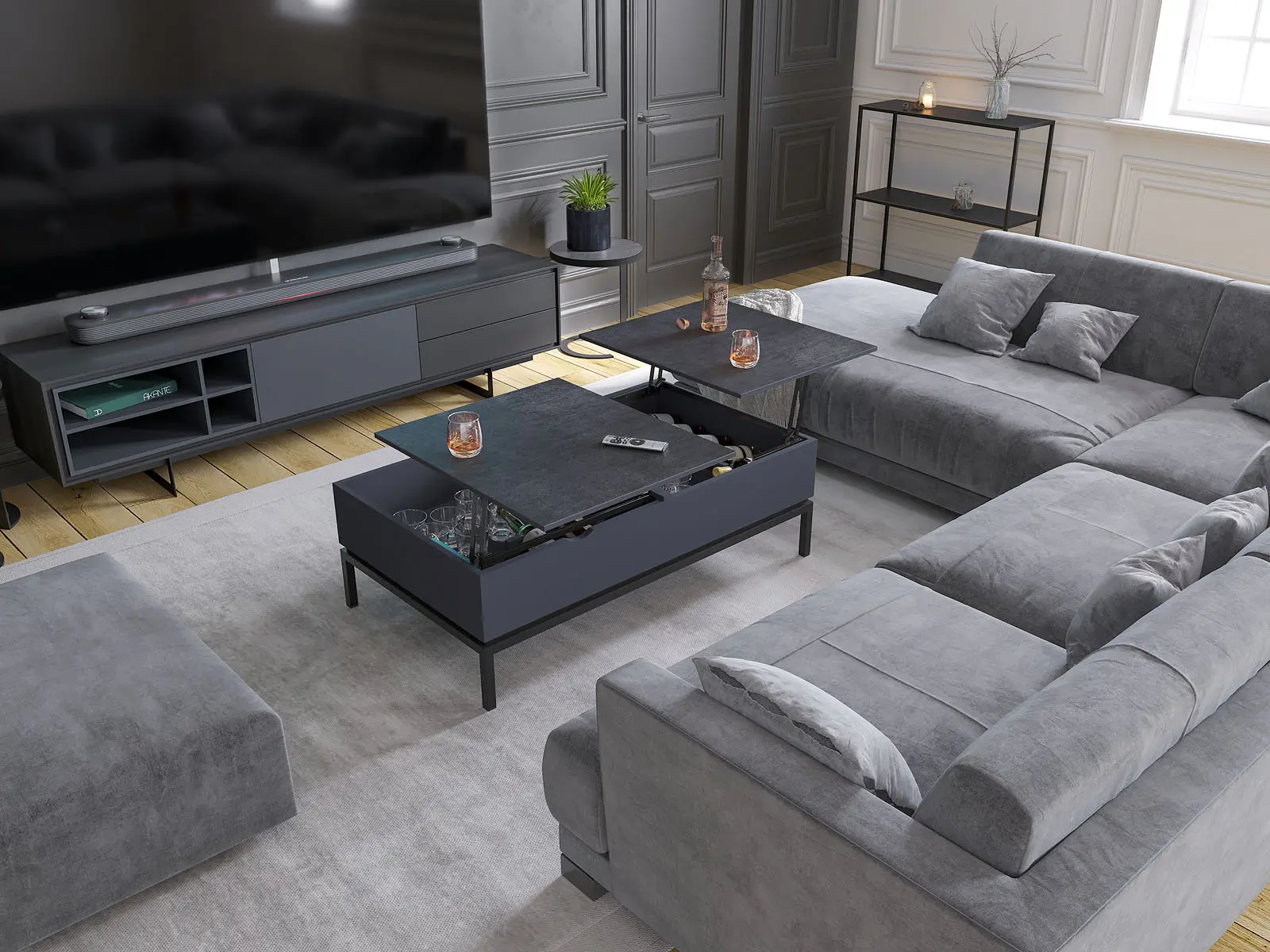 table de salon tablette relevable table de salon tablette relevable