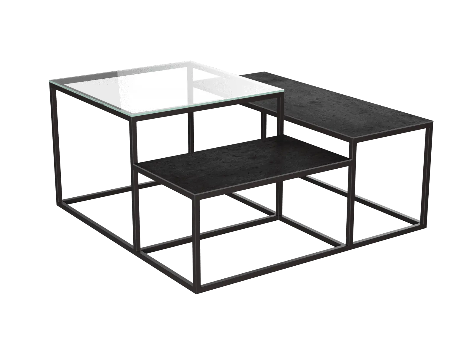 Table basse ceramique  a etage