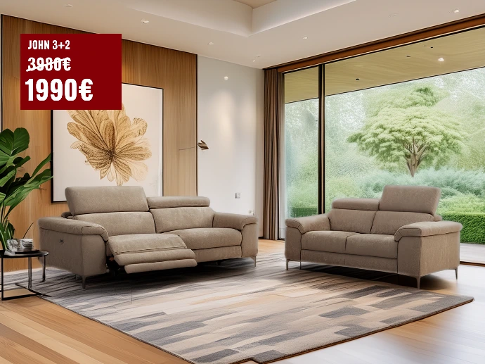 Salon de stock John 3+2 Décosalon Fléron