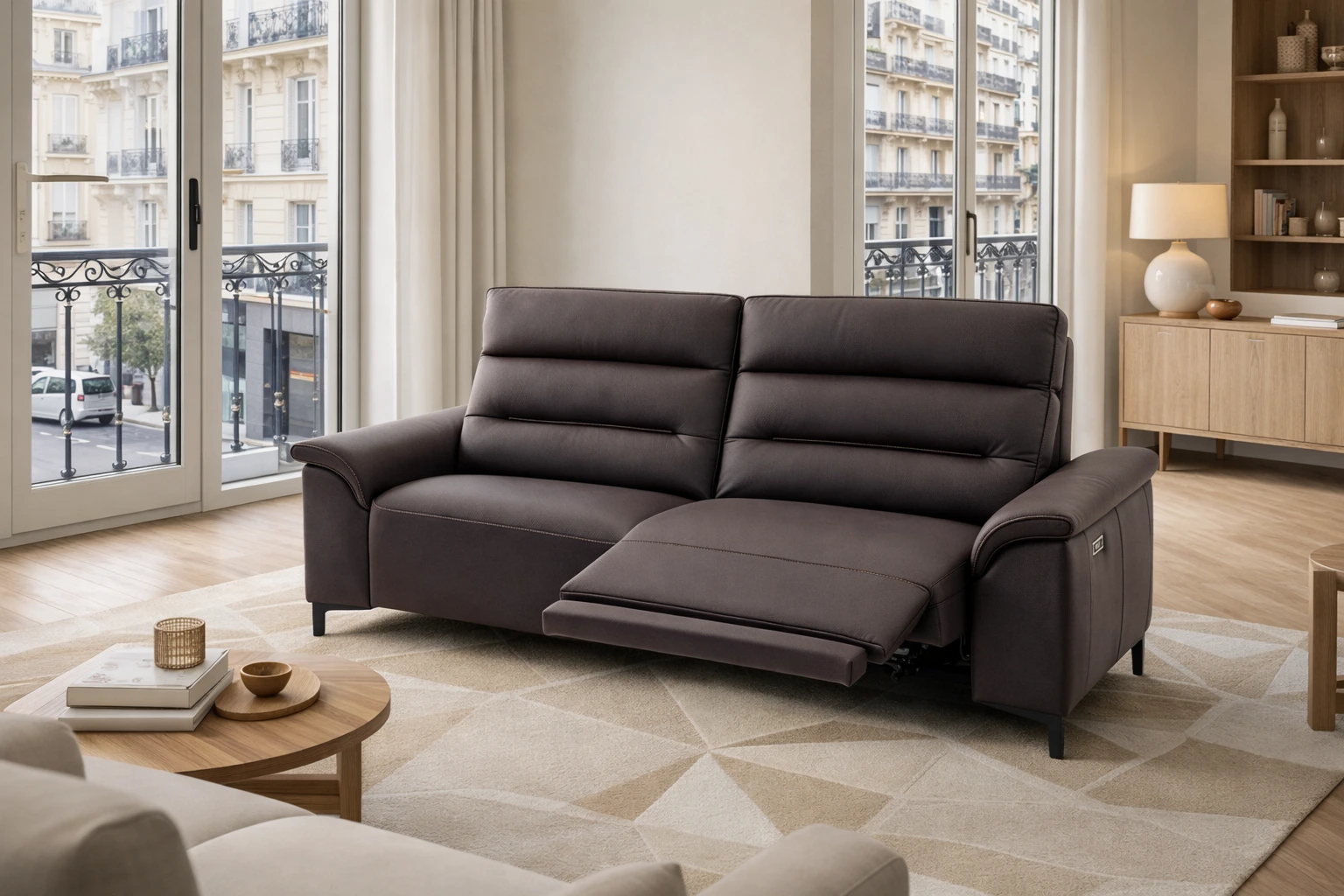 Canapé cuir vitale en cuir