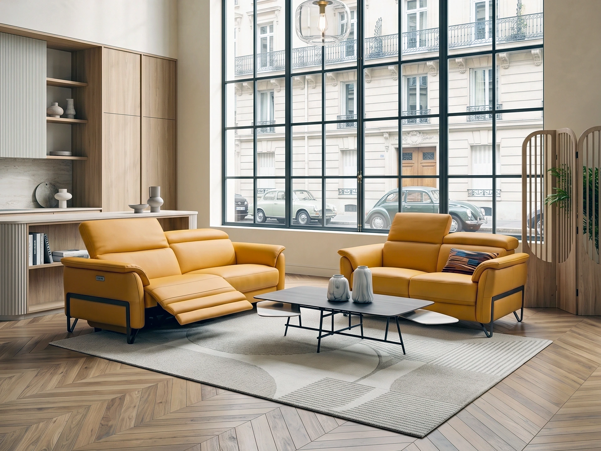 salons 3+2 contemporain décors paris