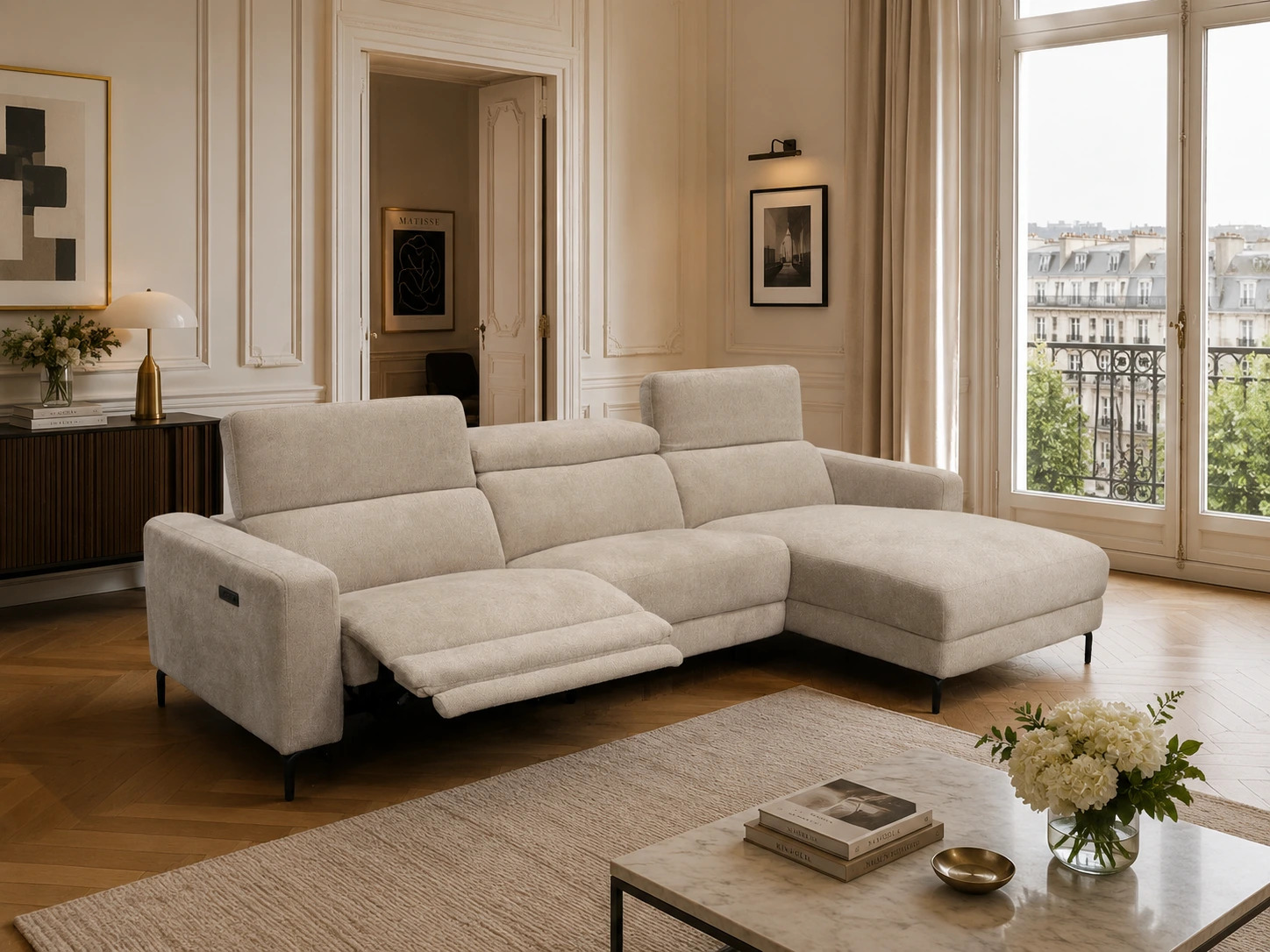 salon méridienne avec relax