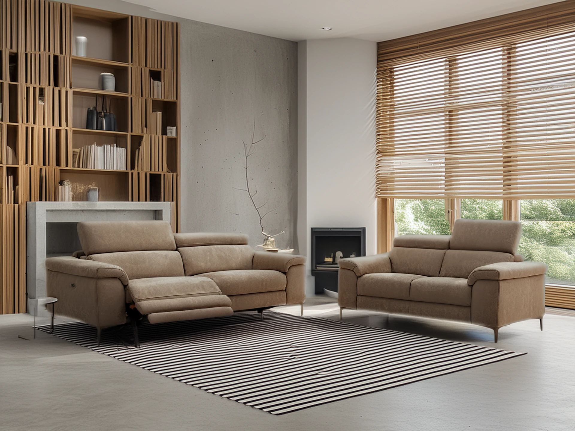 Salon de relaxation 3+2 en promo john