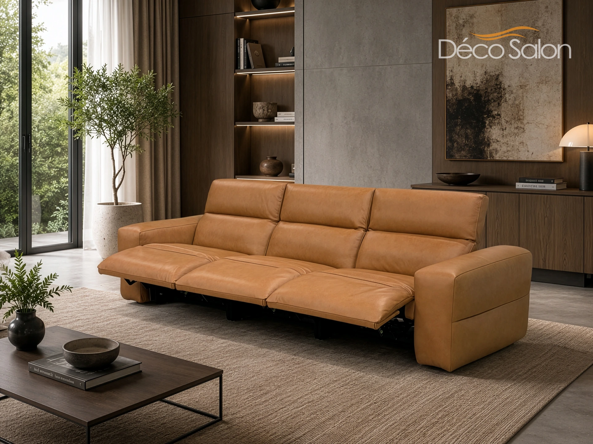 canapé avec 3 relax contemporain et vintage et surtout confortable