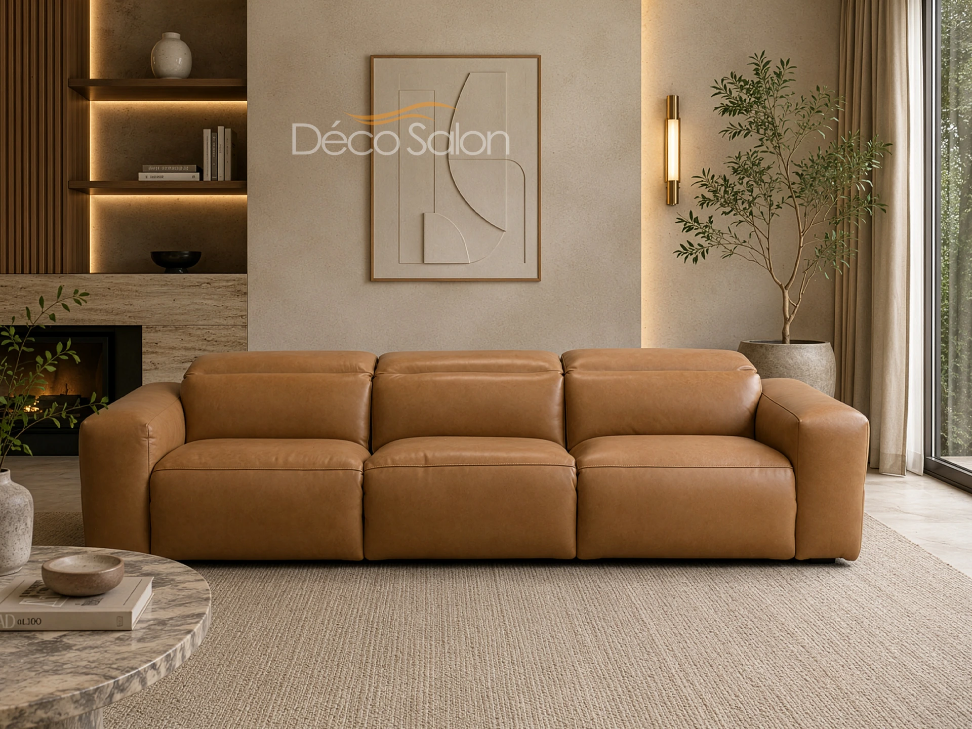 Canapé cotemporain confortable chez Décosalon