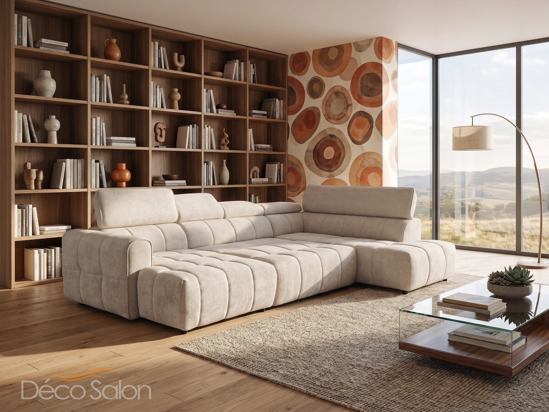 Canapé relax contemporain HAVANA – assises électriques extensibles