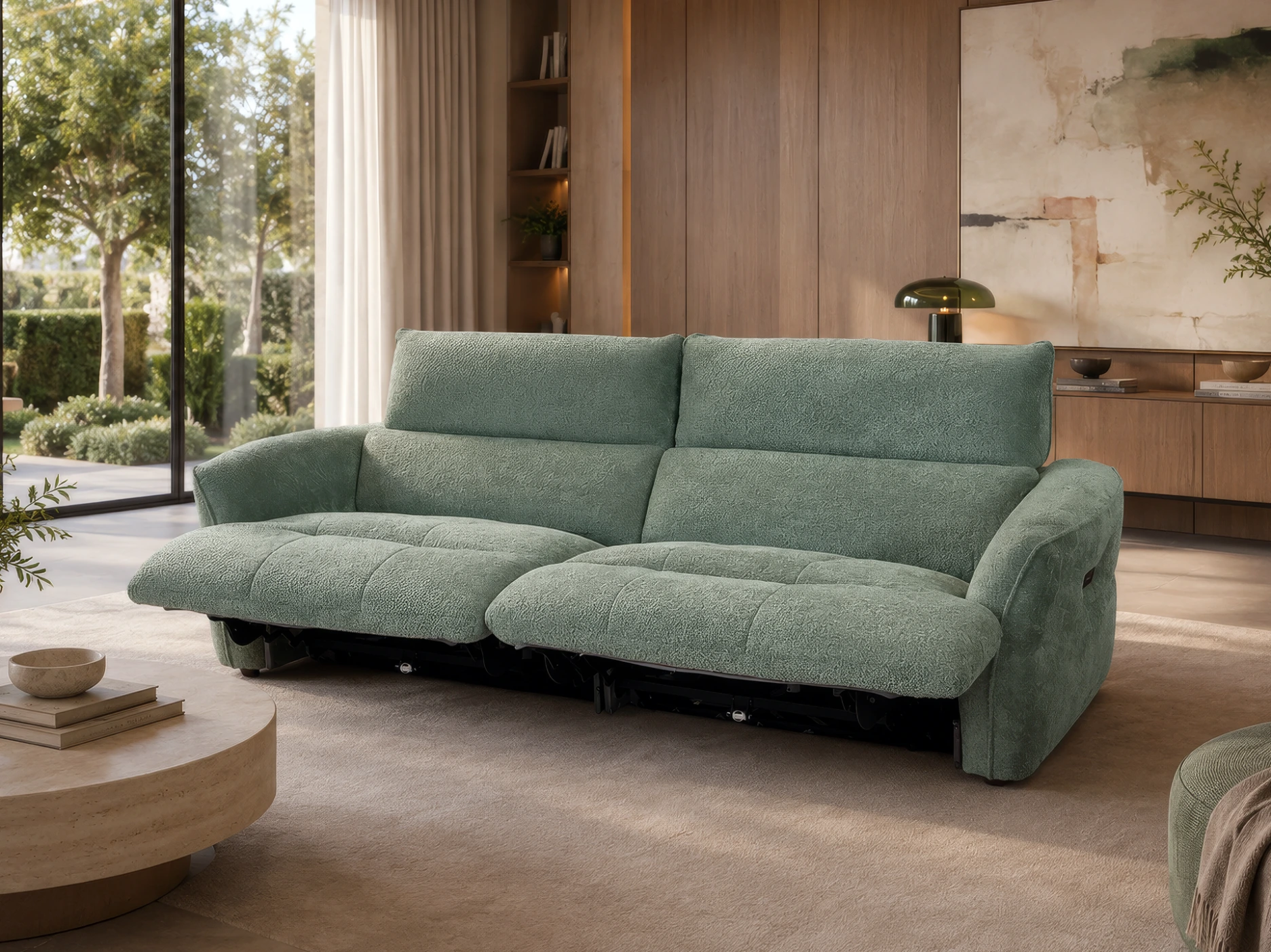 Canapé contemporain relax  4 moteurs