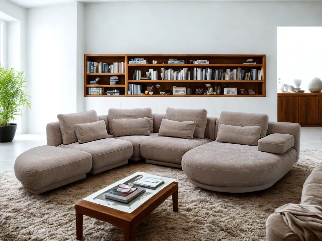 canape meridienne tissu gris-3Seven.webp