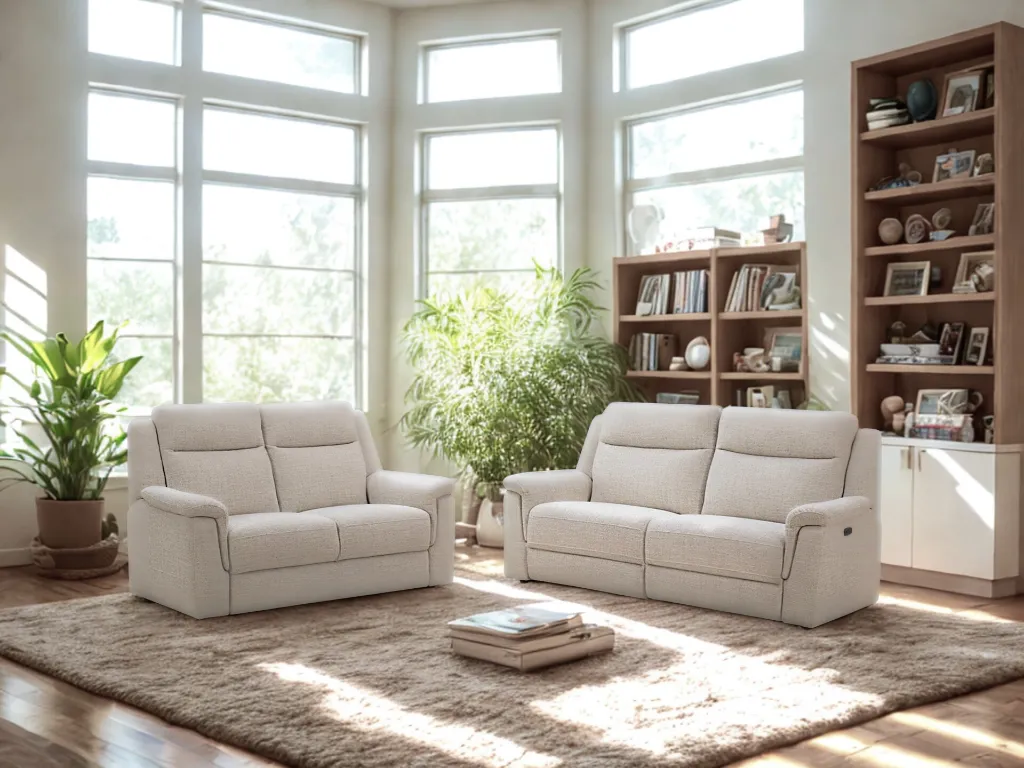 Salon relax 3+2 en tissu garou7.webp