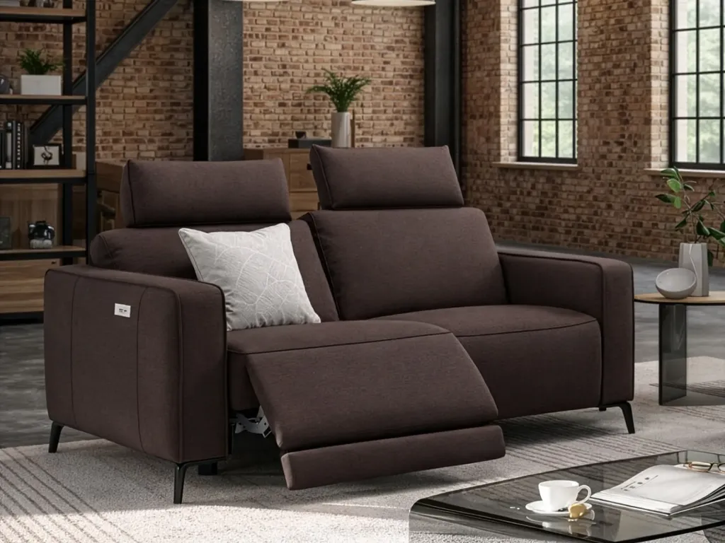 Canape relax tissu brun sam decosalon.webp