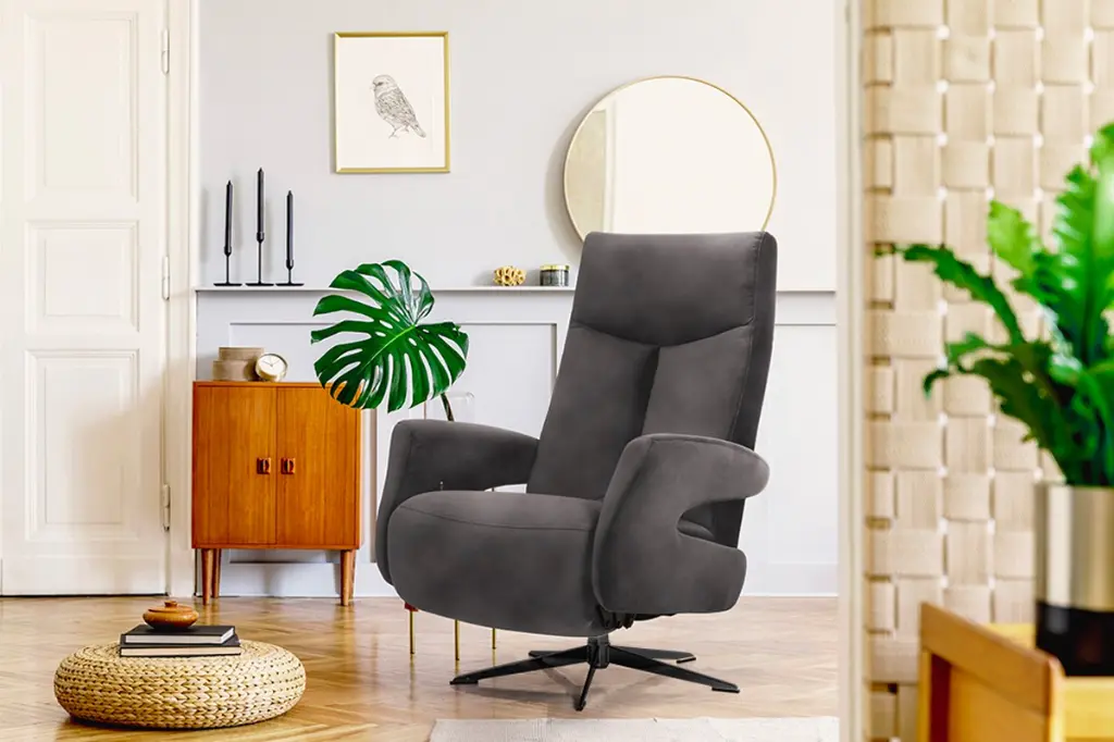 Fauteuil-relax-8001-tissu-cat-2-Jeep-2862-anthracite-close-Hjort-Knudsen.webp