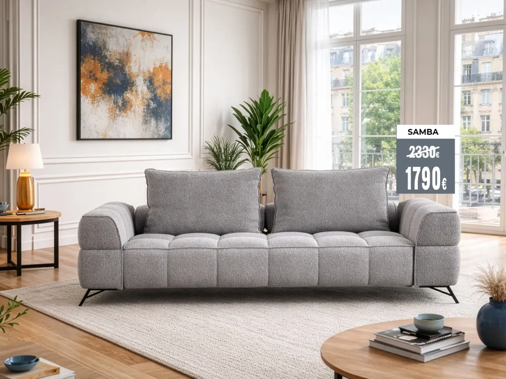 canapé contemporain SAMBA