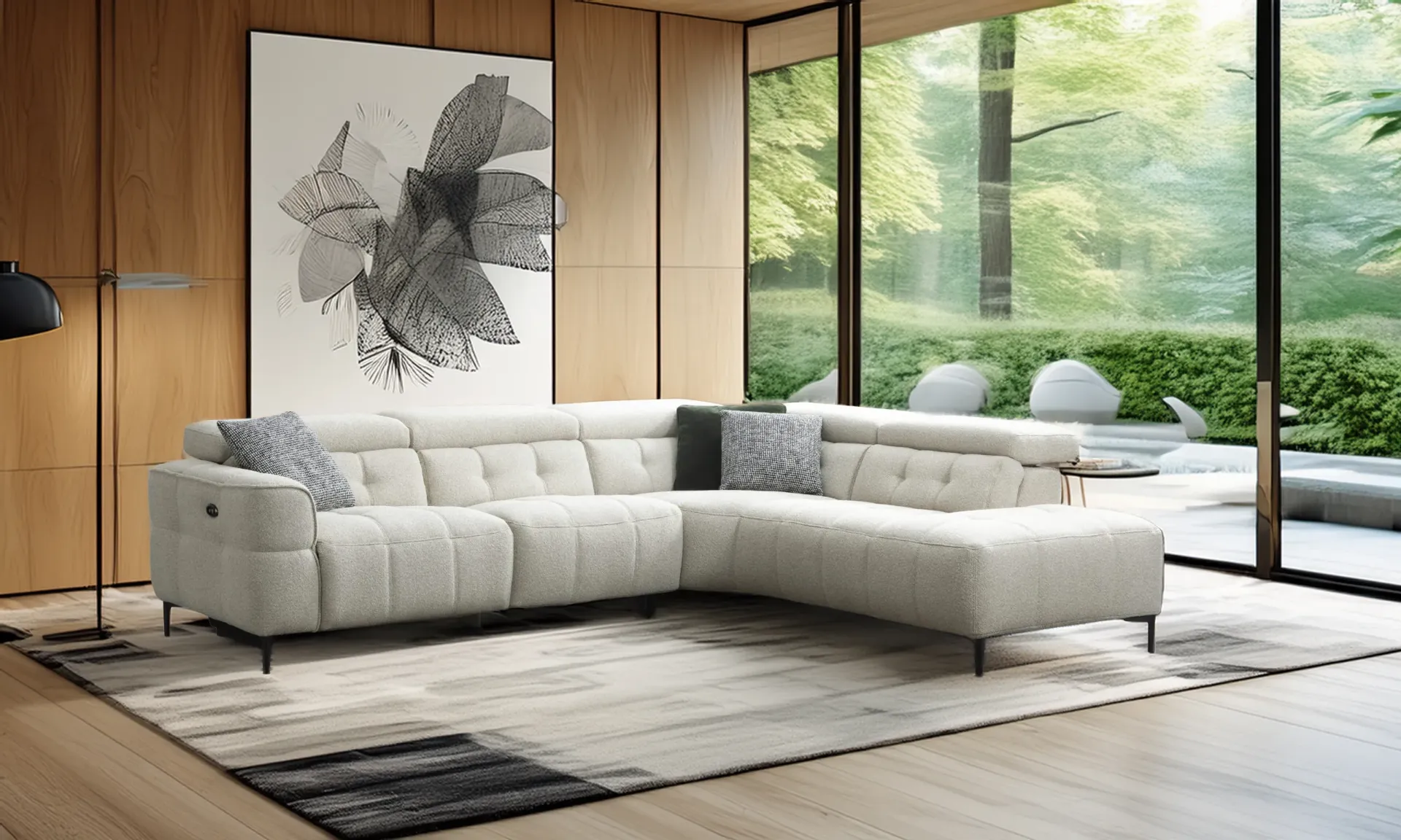 Canapé angle Tango.