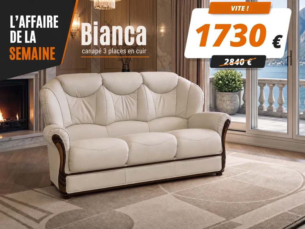 Salon classique BIANCA