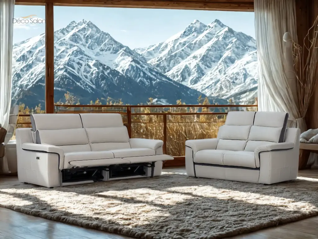 Salon en cuir Matera