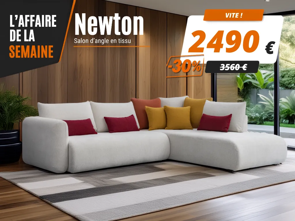 Salon d'angle Newton