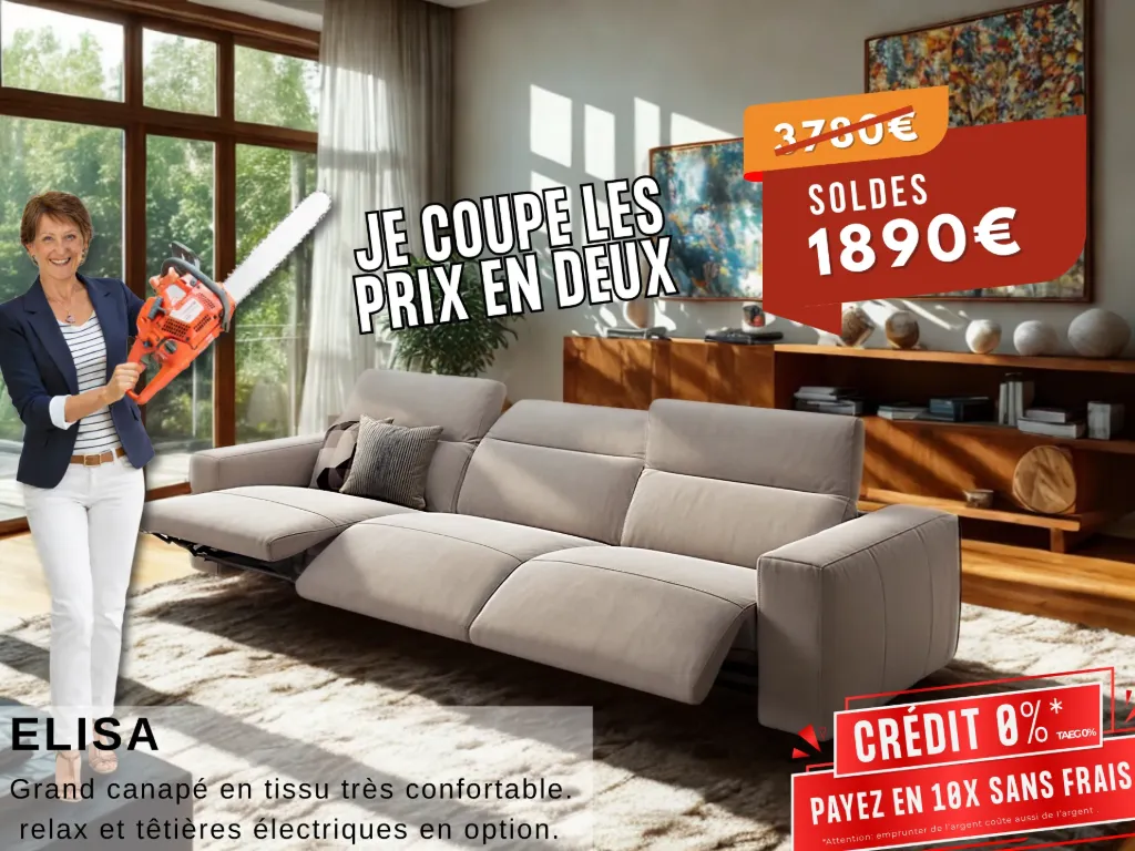 canapé ELISA