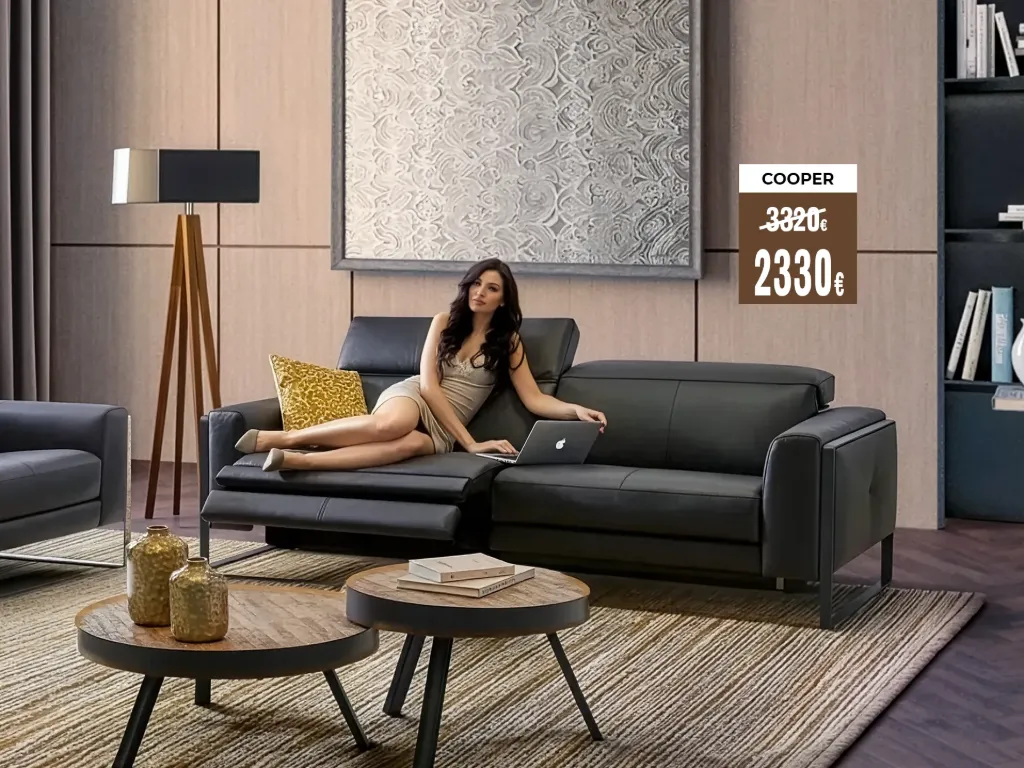 Salon cuir COOPER