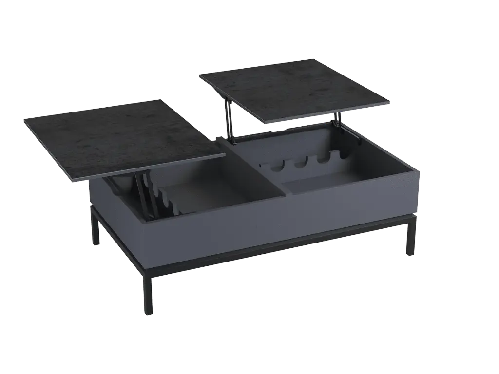 Table basse avec tablette relevable "Colorado"