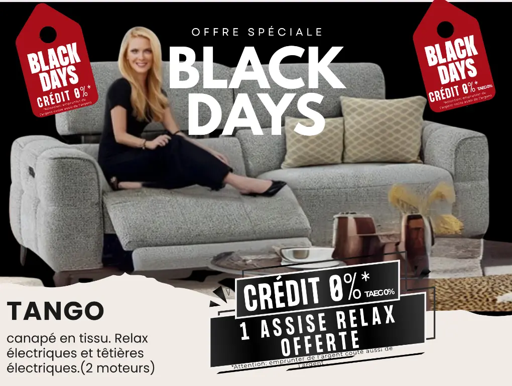 Canapé relax Tango.