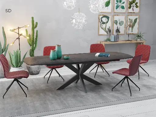 TABLE DE REPAS en céramique PHOENIX